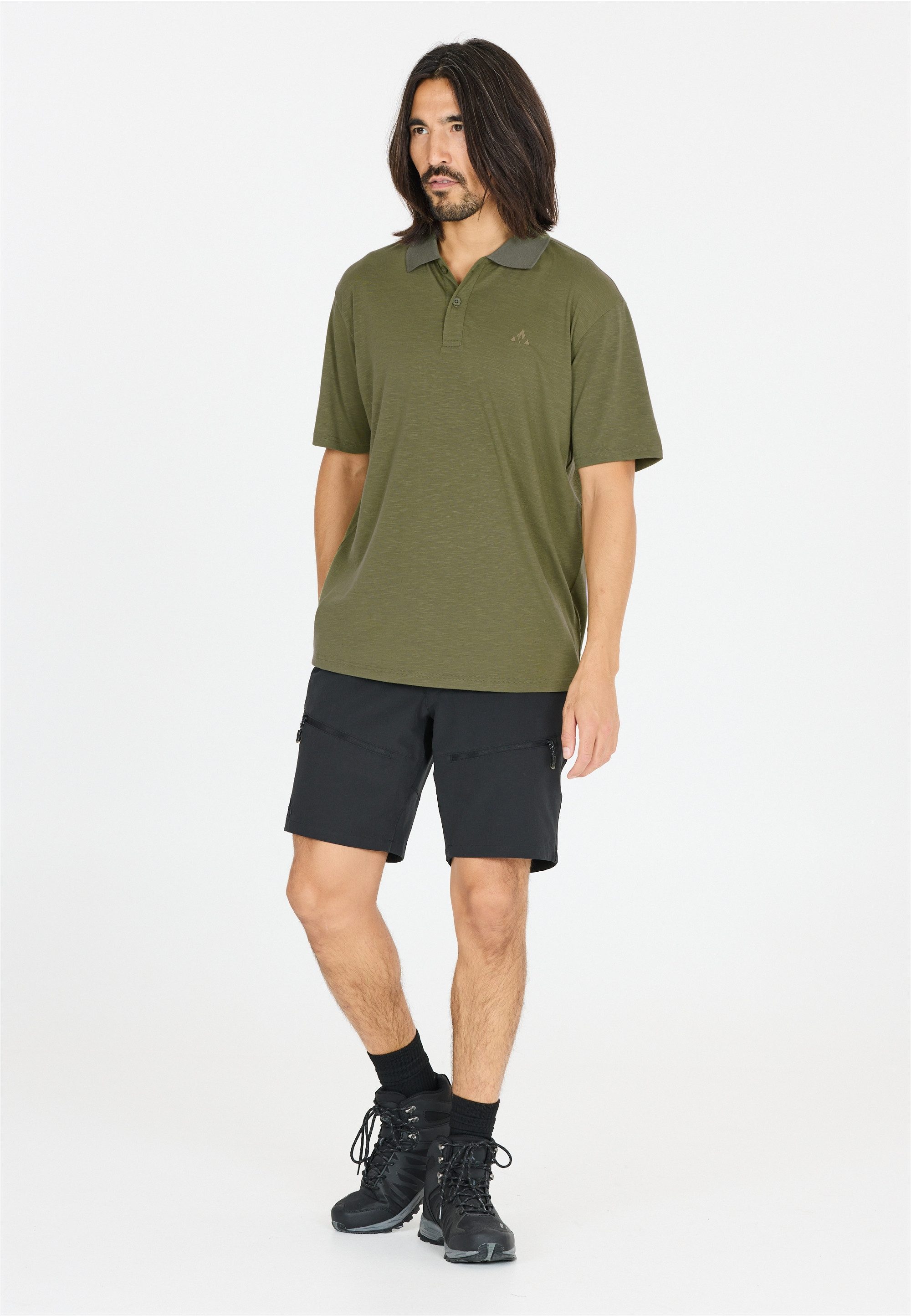 WHISTLER Langarm-Poloshirt Vale Aus leichtgewichtigem Material