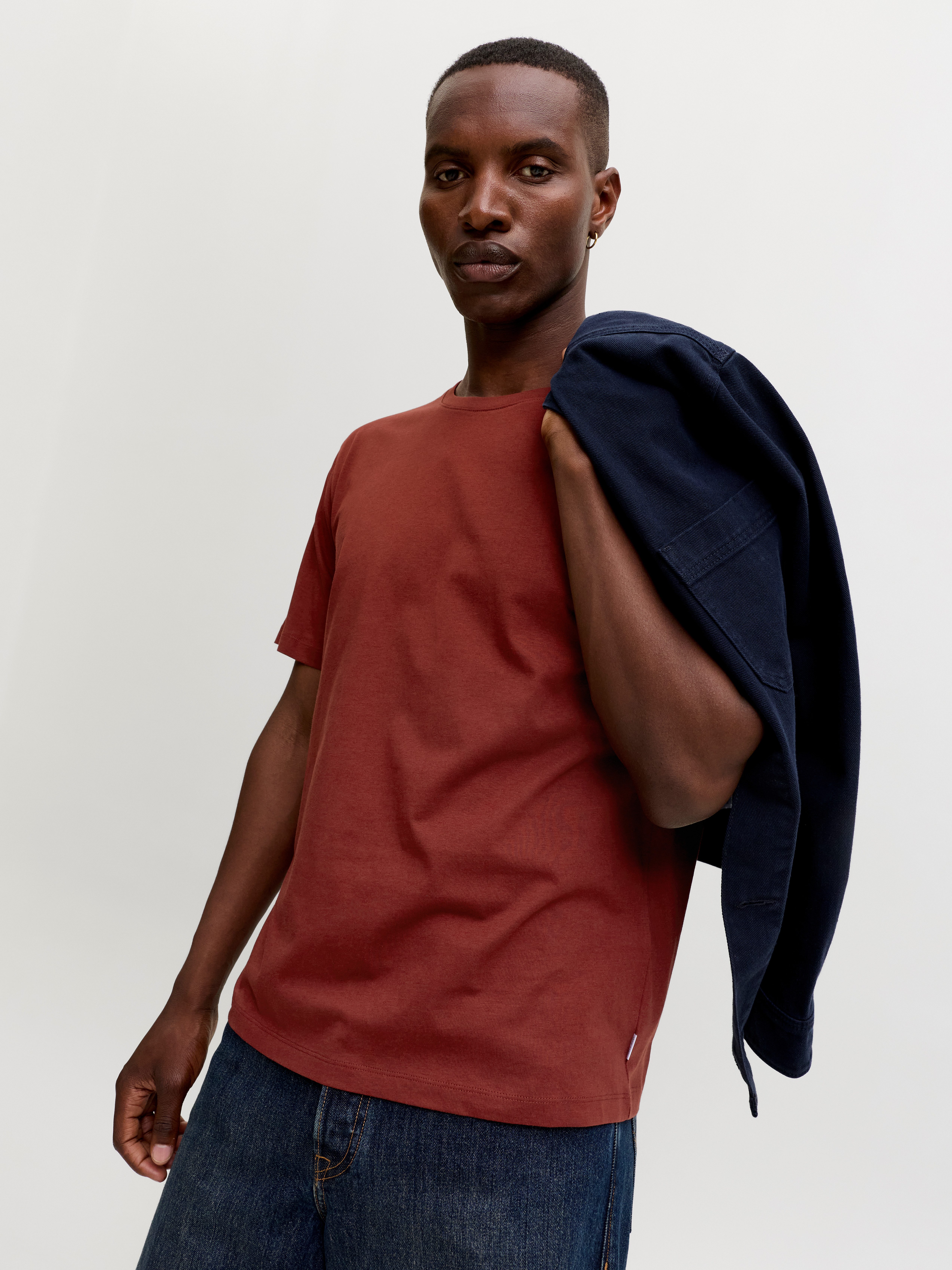 Jack & Jones Rundhalsshirt JJEORGANIC BASIC TEE SS O-NECK NOOS Baumwolle, regular fit