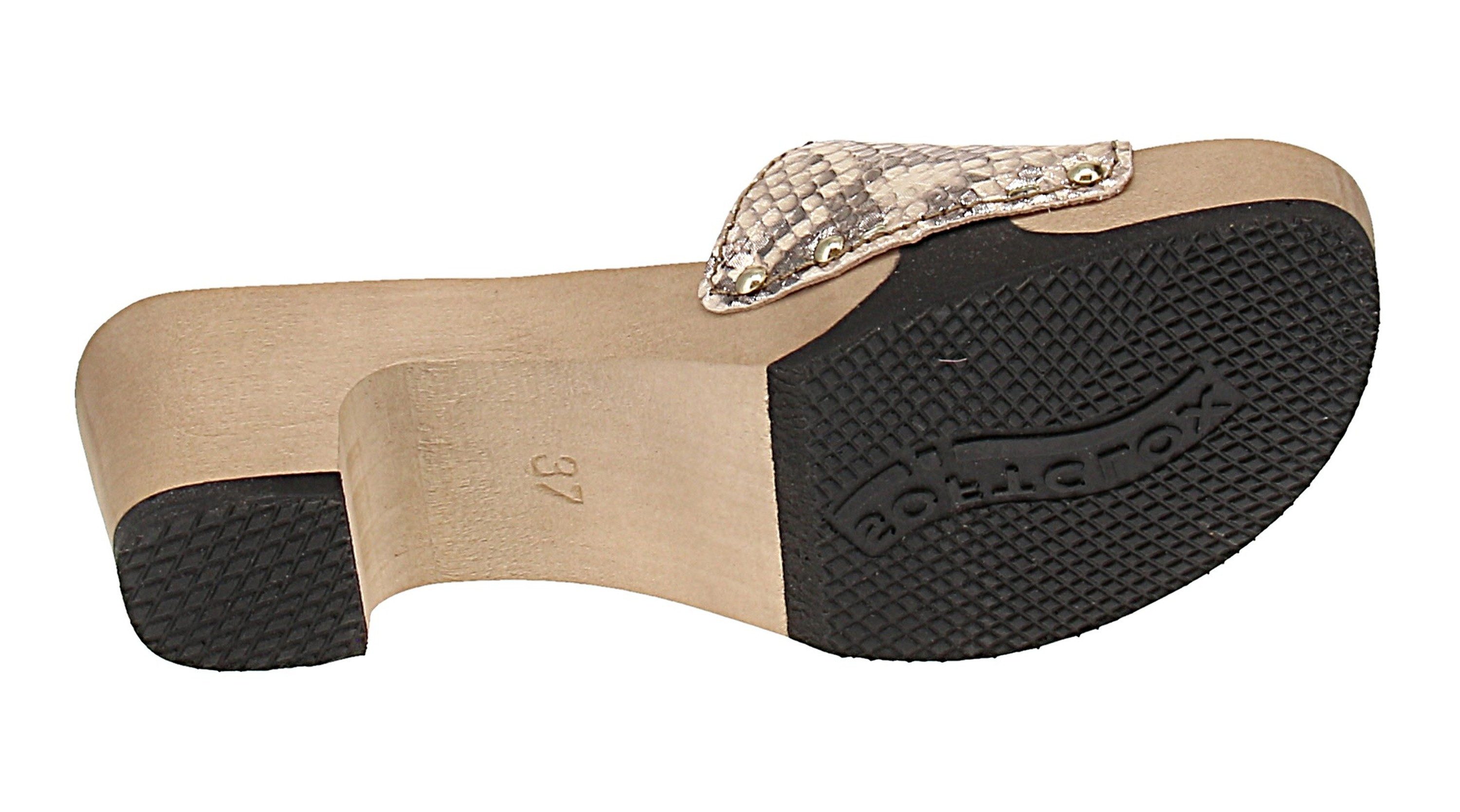 Softclox Softclox S3382 Kelly Schlange - Damen Pantolette - 60-Gold Sandale