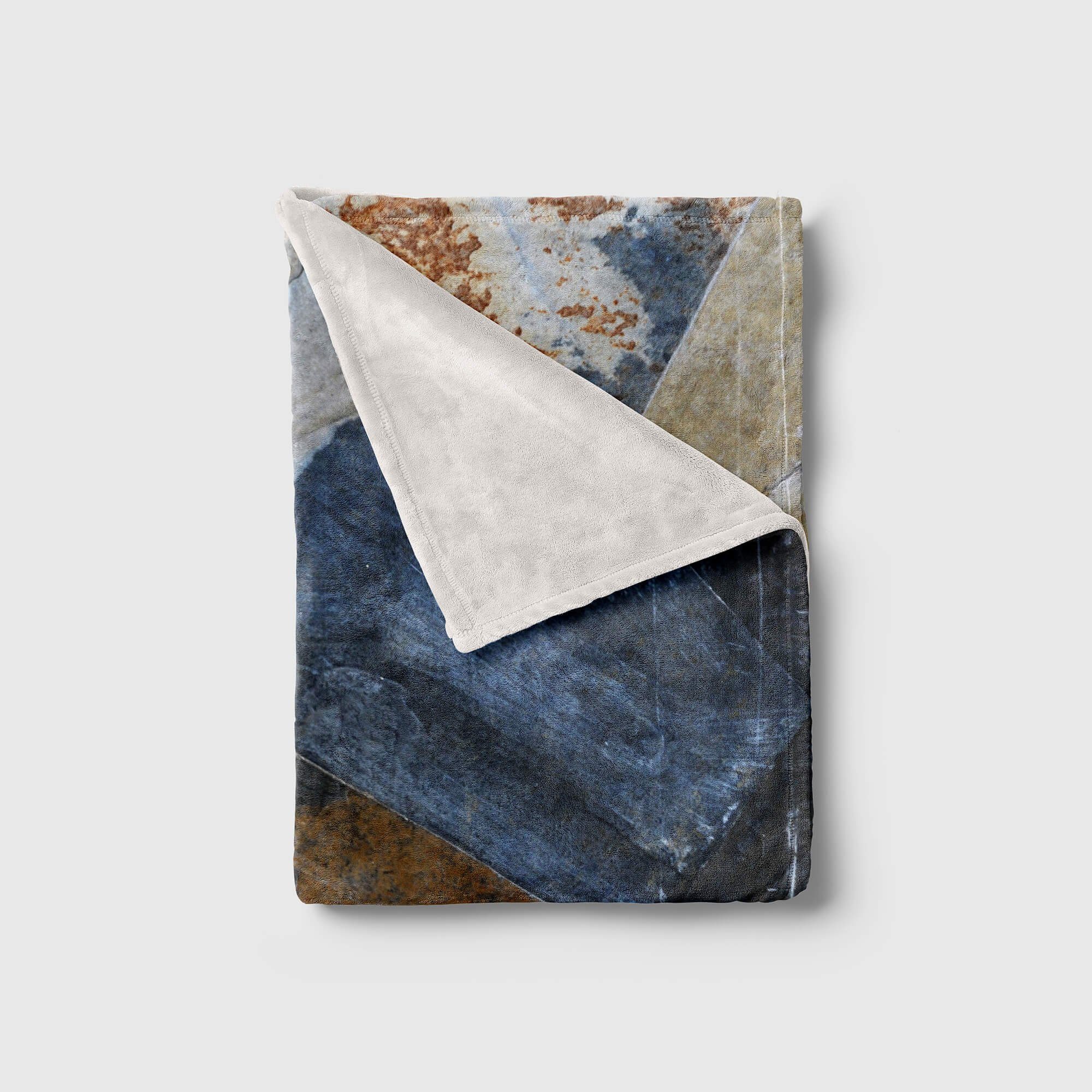 Sinus Art Handtücher Handtuch Strandhandtuch Auffallen, Saunatuch Mosaik Kuscheldecke Handtuch mit Fotomotiv (1-St), Nahaufnahme Baumwolle-Polyester-Mix