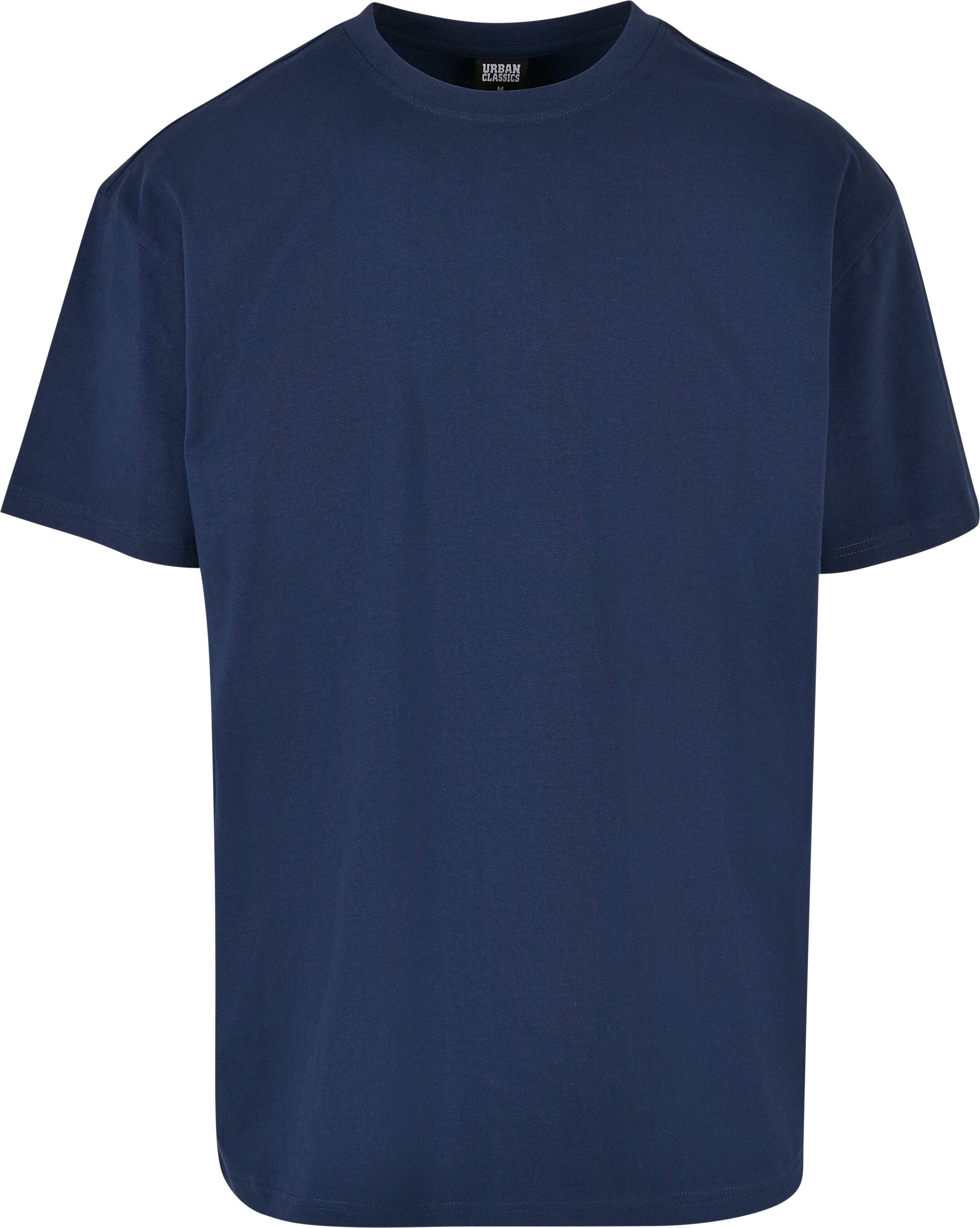 (1-tlg) Oversized Tee Herren URBAN CLASSICS T-Shirt darkblue Heavy