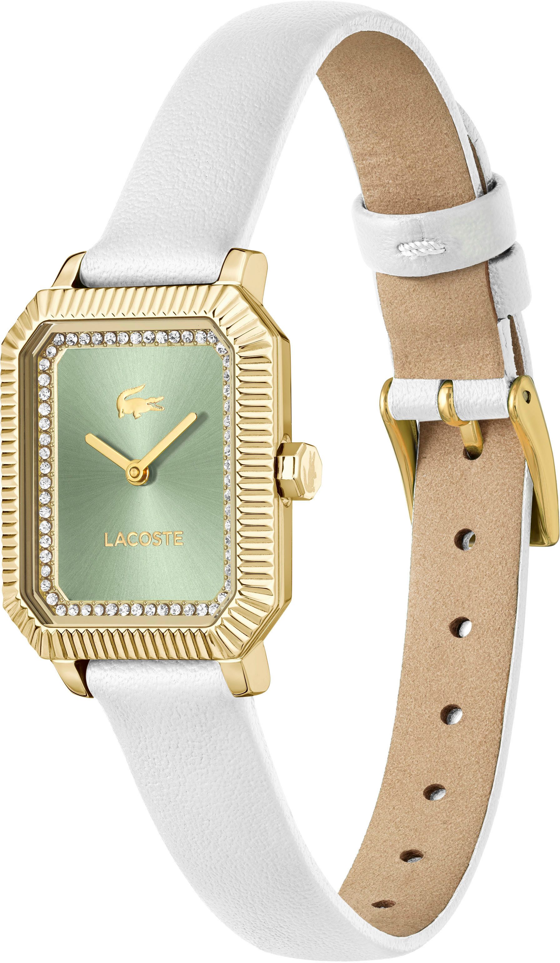 Lacoste Quarzuhr LACOSTE PARISIENNE 2001443, Armbanduhr, Damenuhr, Lederarm günstig online kaufen