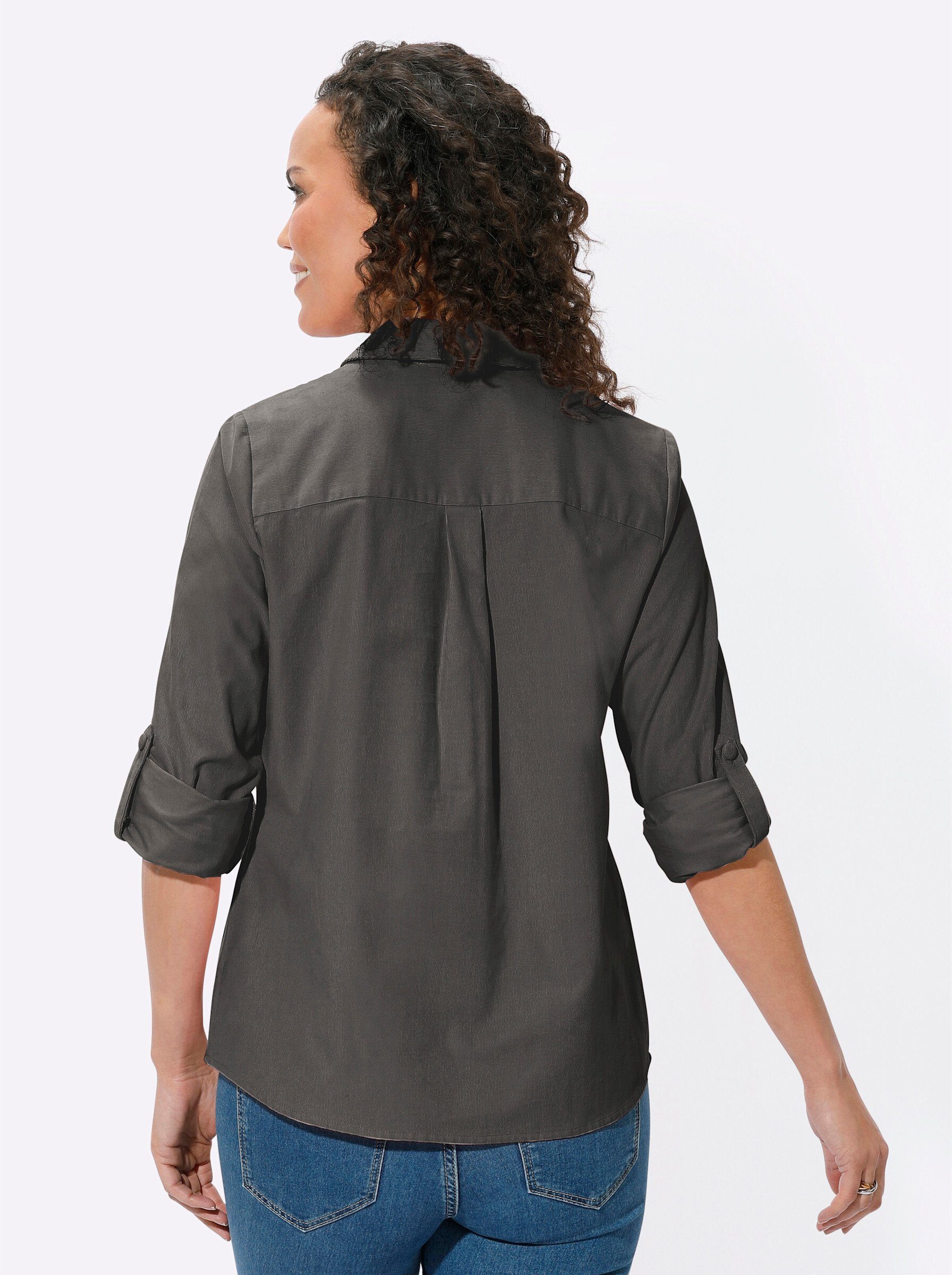 Witt Klassische Bluse Cord-Bluse günstig online kaufen