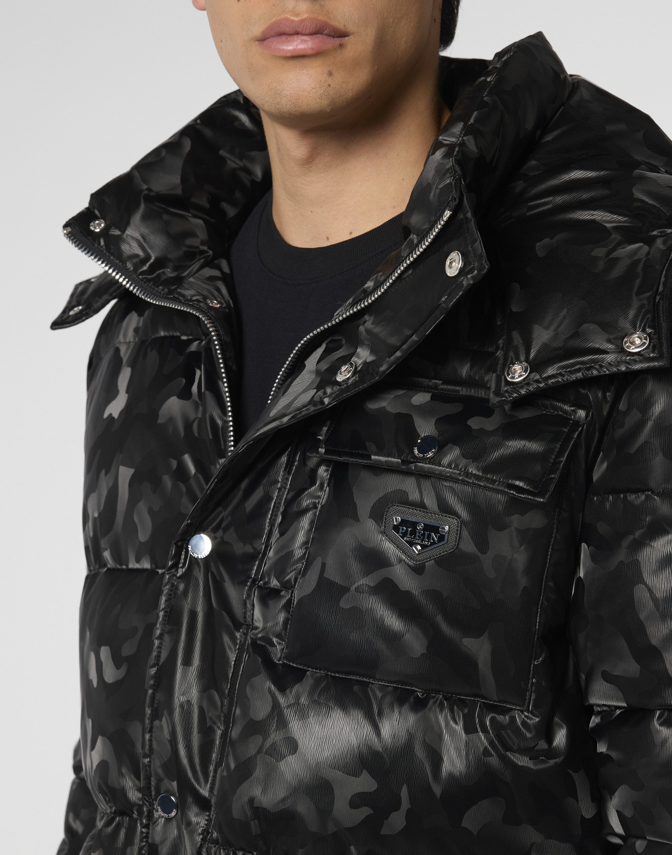 PHILIPP PLEIN Winterjacke Camouflage