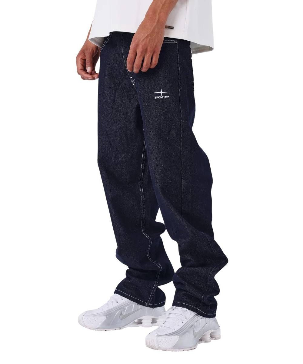 Project X Paris Loose-fit-Jeans Jeans Project X Paris Jean Bandana BL Kontrastnähte