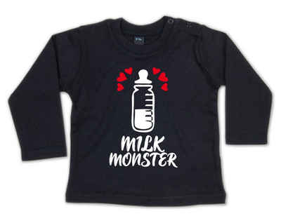 G-graphics Longsleeve Milk Monster Baby Sweater, Baby Longsleeve T, mit Spruch / Sprüche, mit Print / Aufdruck, Geschenk zu jedem Anlass