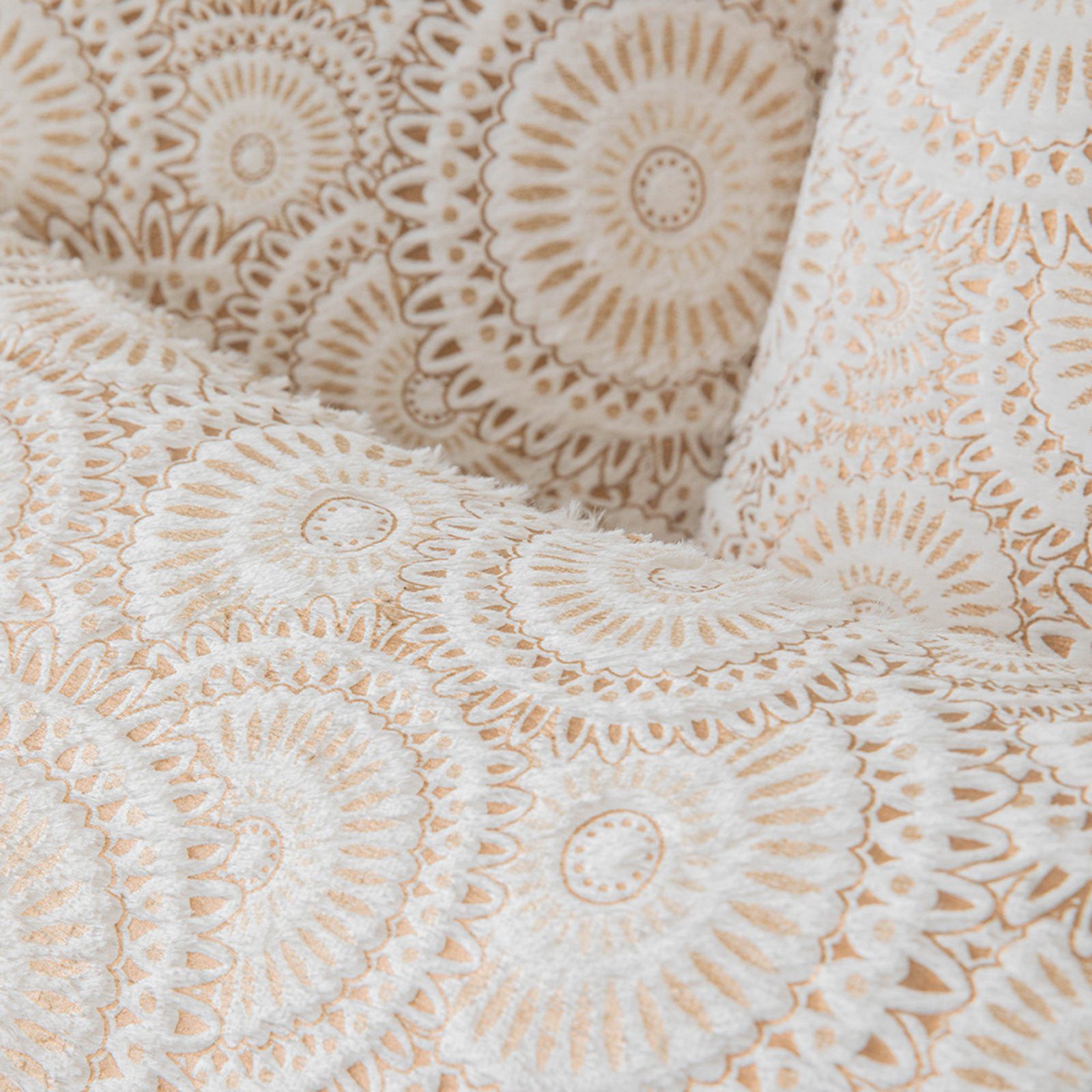 BYSURE Kissenbezug, (2 Stück), Heißgeprägter Kreis, Bohème-Stil, 2 er Set K günstig online kaufen