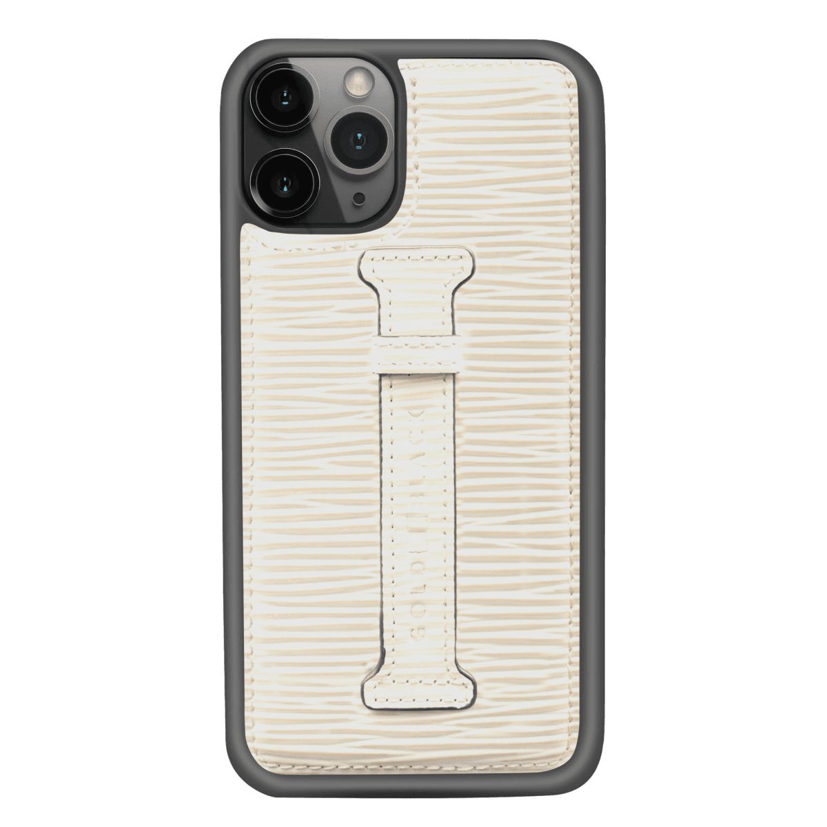 GOLDBLACK Handyhülle GOLDBLACK iPHONE 11 PRO LEDERHÜLLE MIT FINGERSCHLAUFE UNICO-Prägung