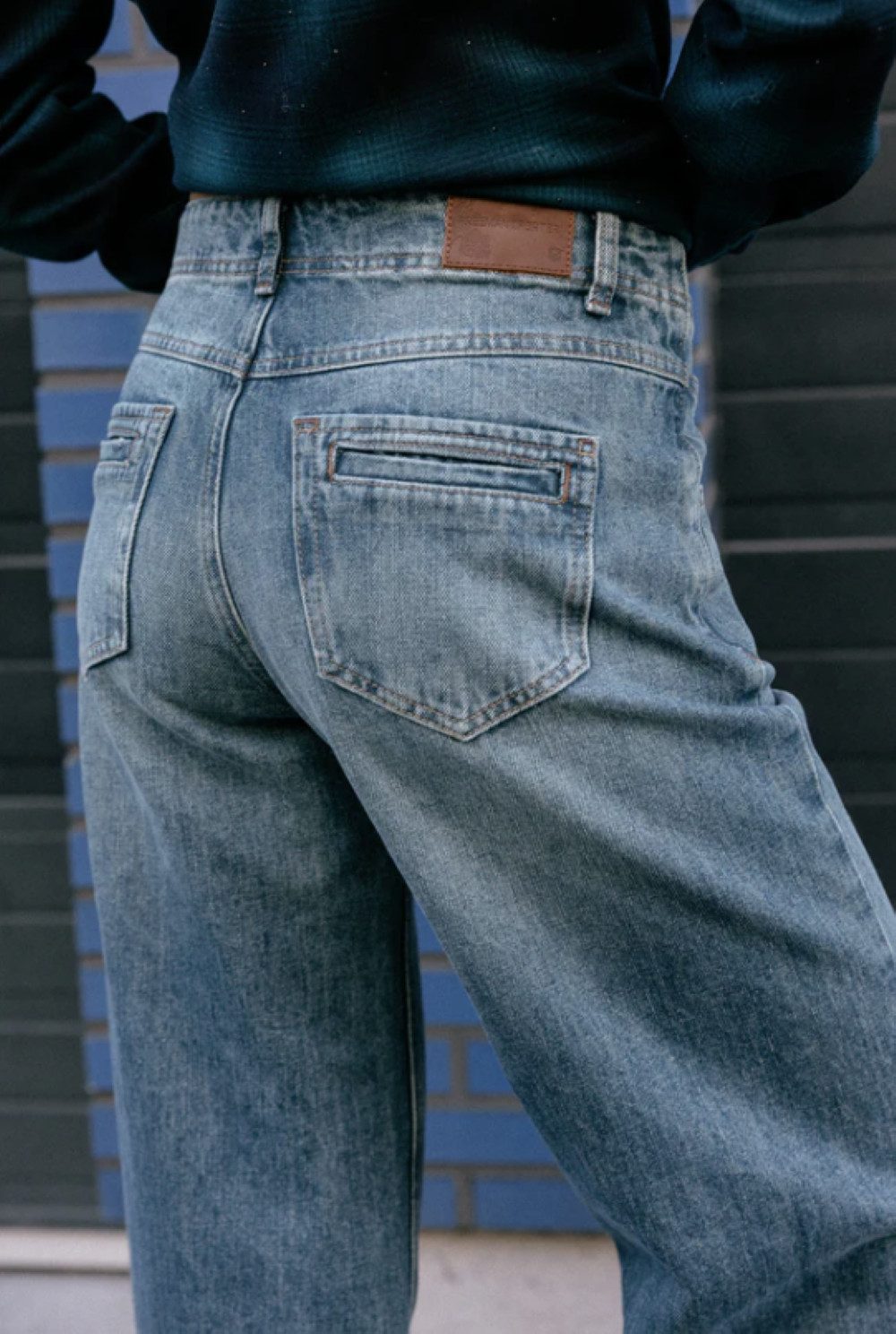 Freeman T. Porter Relax-fit-Jeans Kate Denim - Weite Jeans mit breiten Umsc günstig online kaufen