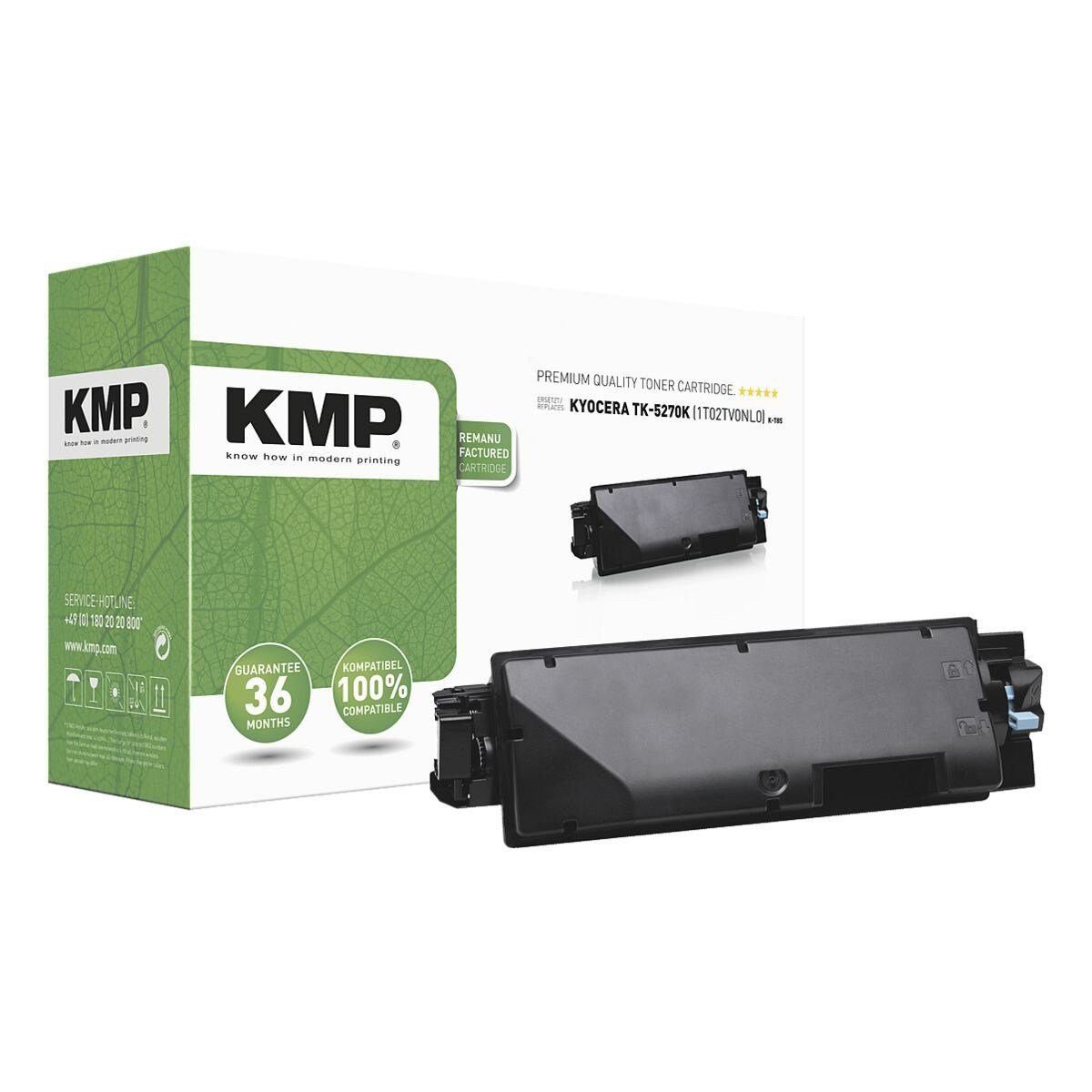KMP Tonerpatrone, ersetzt Kyocera »TK-5270K« schwarz