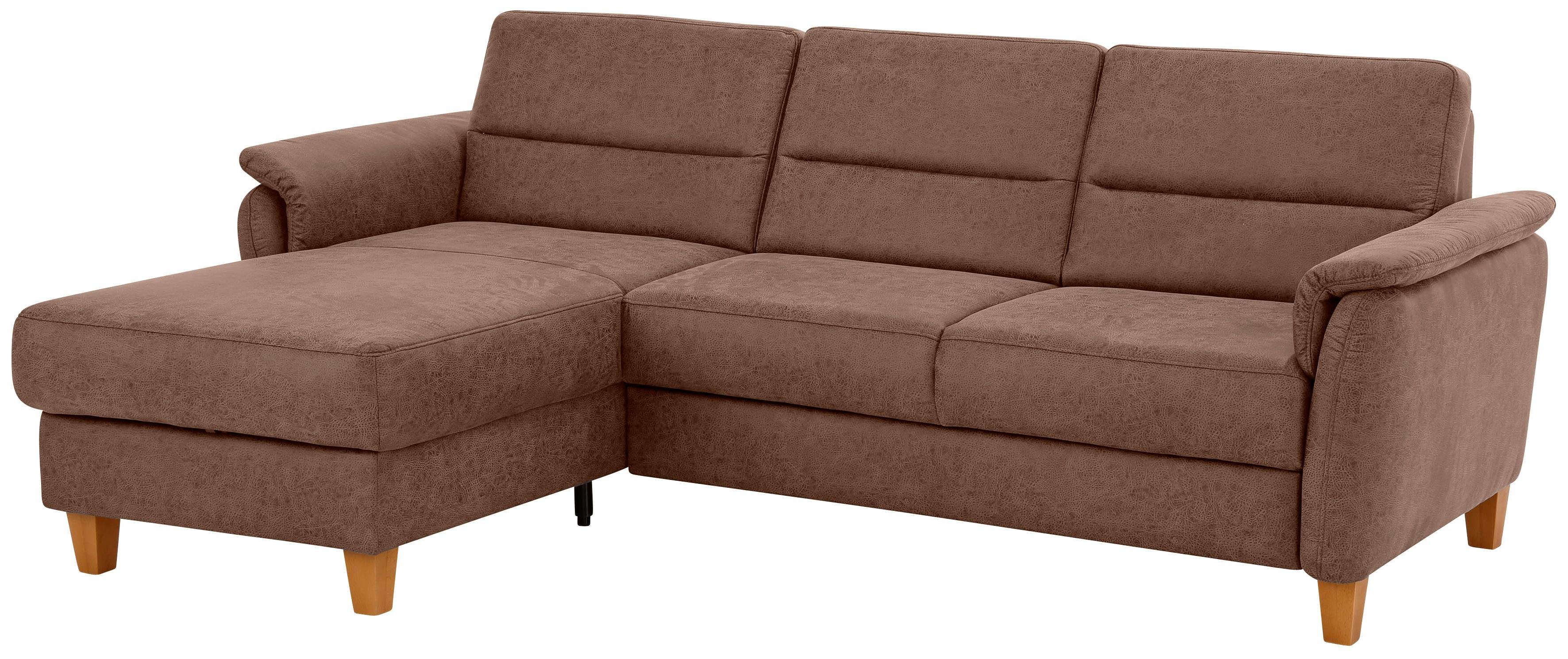 Home affaire Ecksofa Palmera L-Form, Federkern, günstig online kaufen