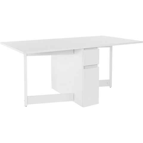 Woodman Esstisch Jasper, mit einer rechteckigen Tischplatte und Auszugsfunktion, Breite 90 cm