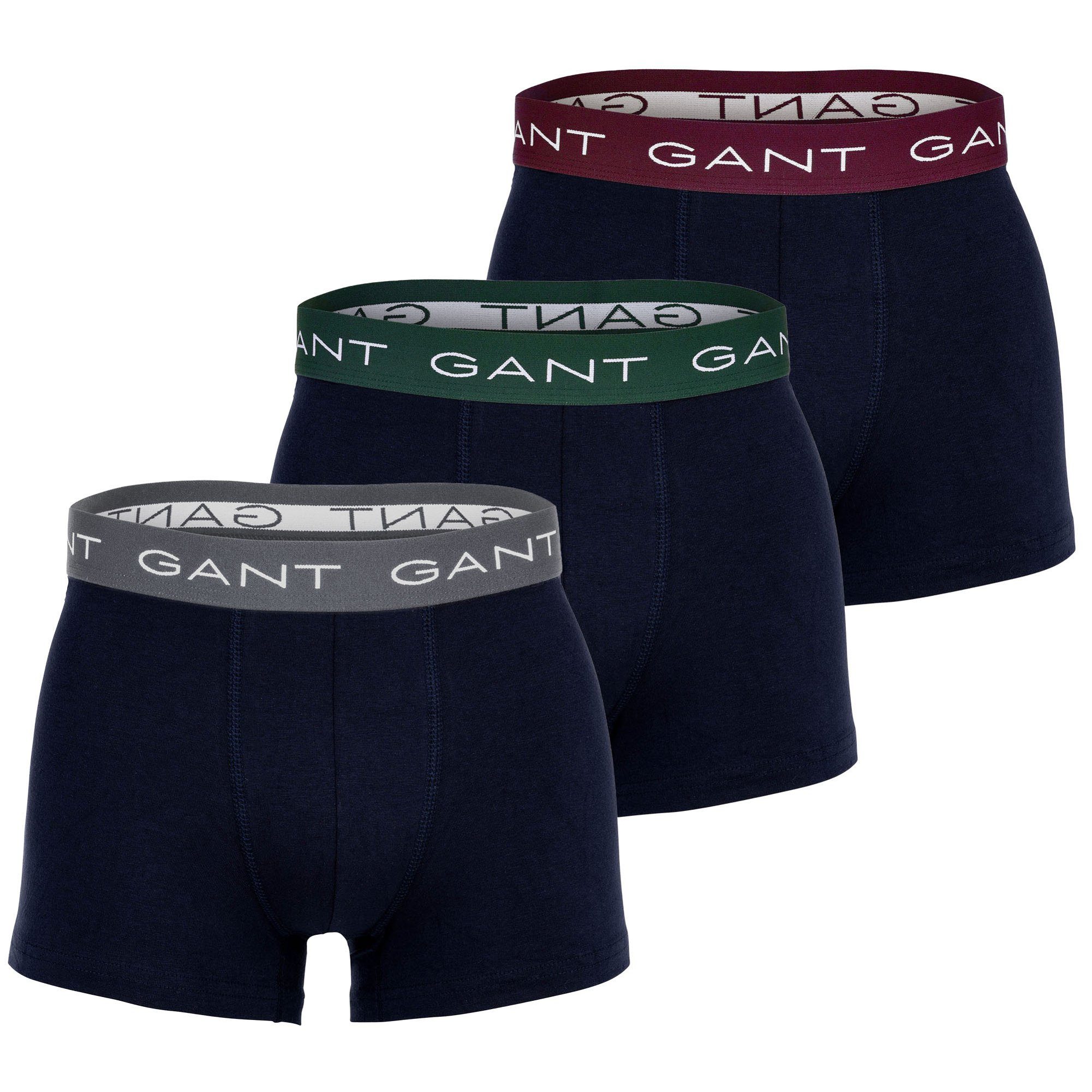 Gant Boxer Herren Boxershort 3er Pack Baumwolle (Packung, 3er Pack)