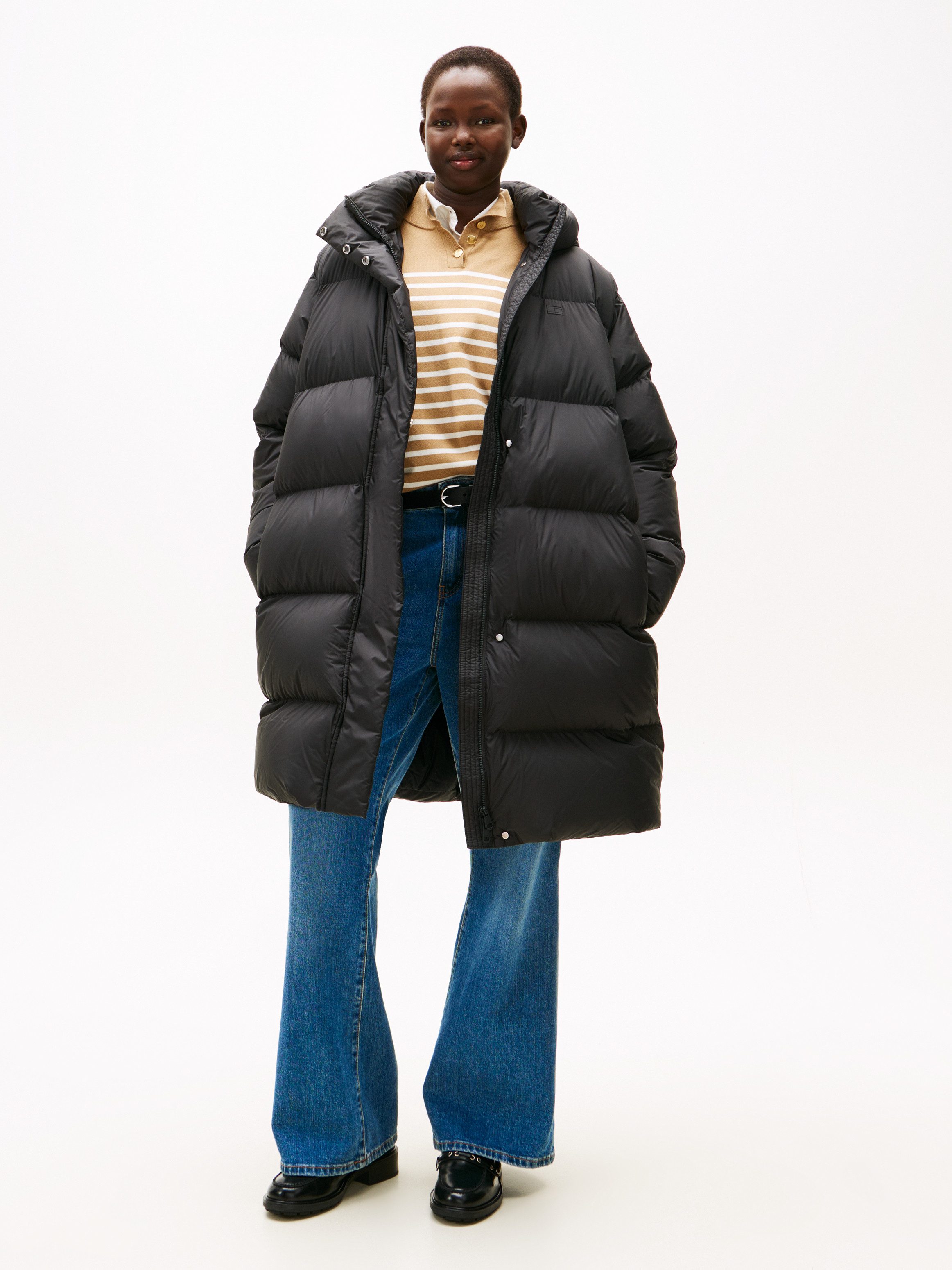 Tommy Hilfiger Curve Daunenmantel CRV MODERN DOWN REG COAT in großen Größen