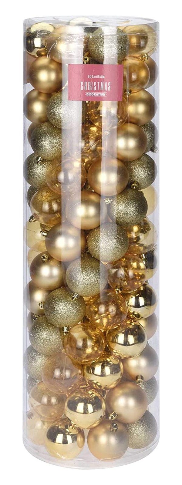 Weihnachtsbaumkugel (104 verschiedenen in made2trade St), Farben CHRISTMAS Gold