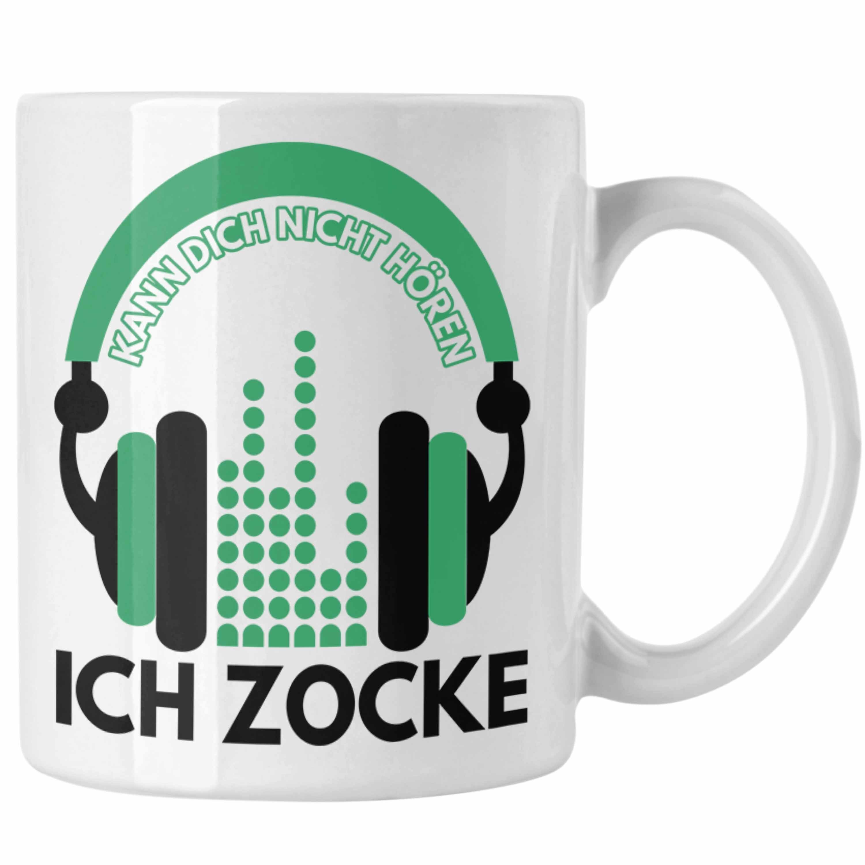 Tasse - Tasse Ich Weiss Dich Zocke Kann Trendation Geschenk Gamergirl Nicht Trendation Hören Gamer