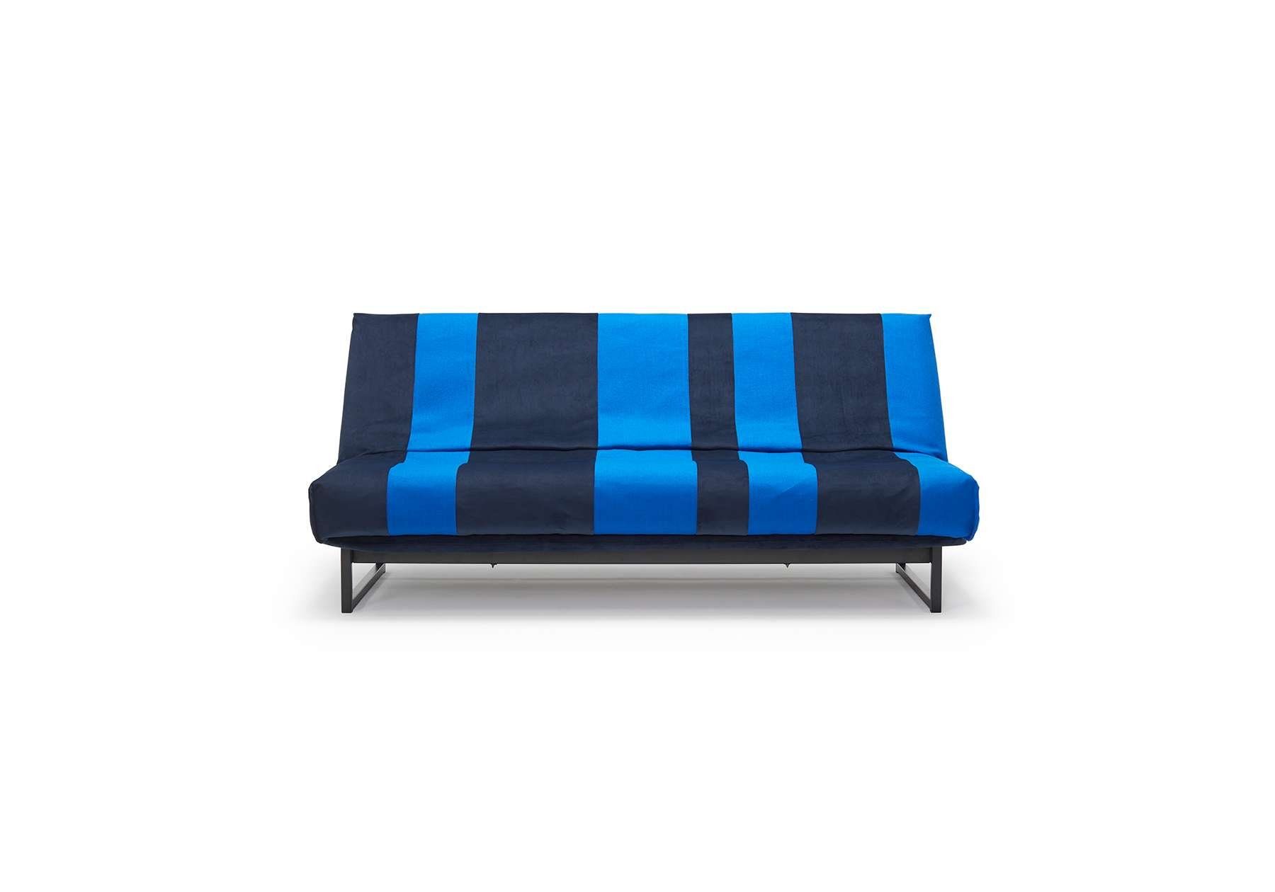 INNOVATION LIVING ™ 3-Sitzer Fraction Patchwork, Ein Farbklecks in der grauen Wirklichkeit blau