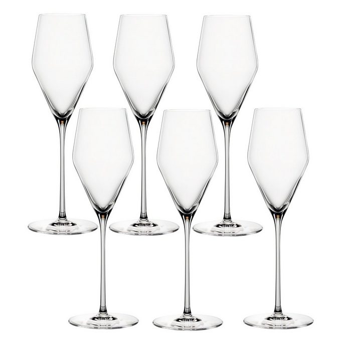 SPIEGELAU Sektglas Spiegelau Difintion Champagnerkelch 250ml 6er Set Glas