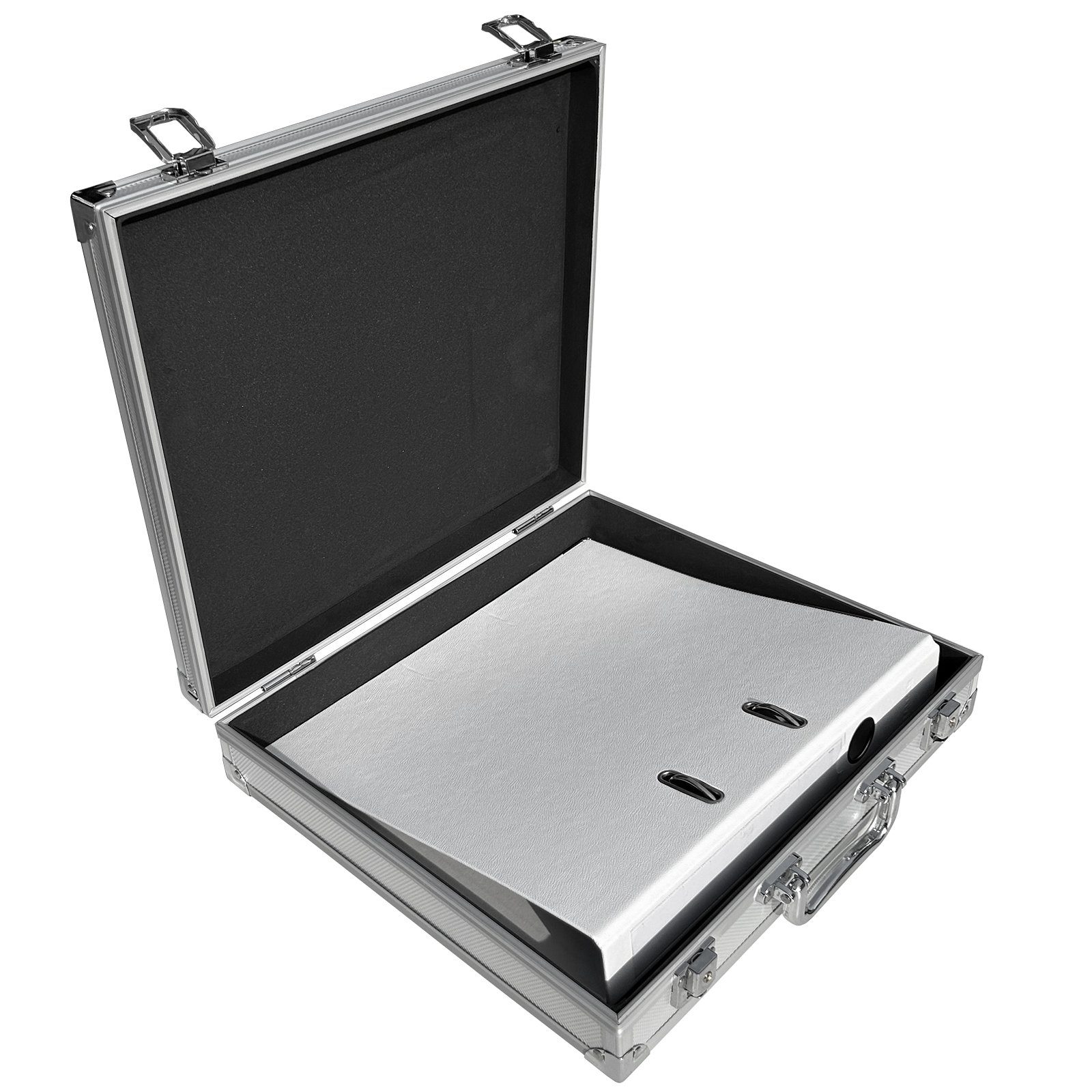 Koffer Tools ECI Box x 30 34 Silber Alu-Koffer Aluminium Leer Innenmaß Werkzeugkoffer mit ECI Leisten