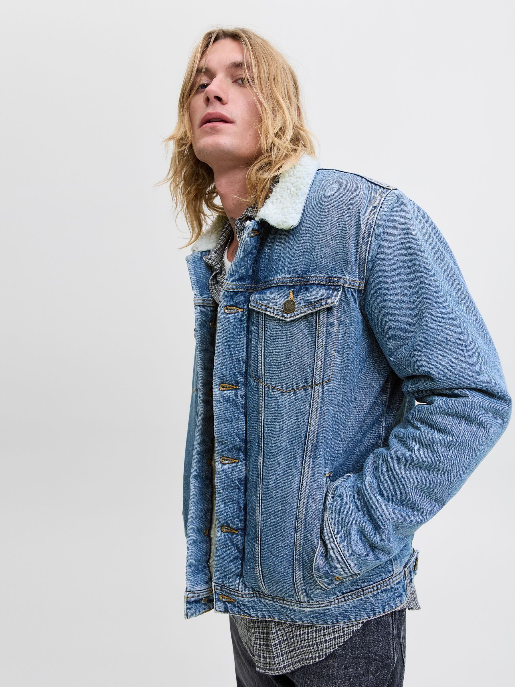 Jack & Jones Jeansjacke JJIJEAN JJJACKET W. SHERPA AKM 024 SN günstig online kaufen