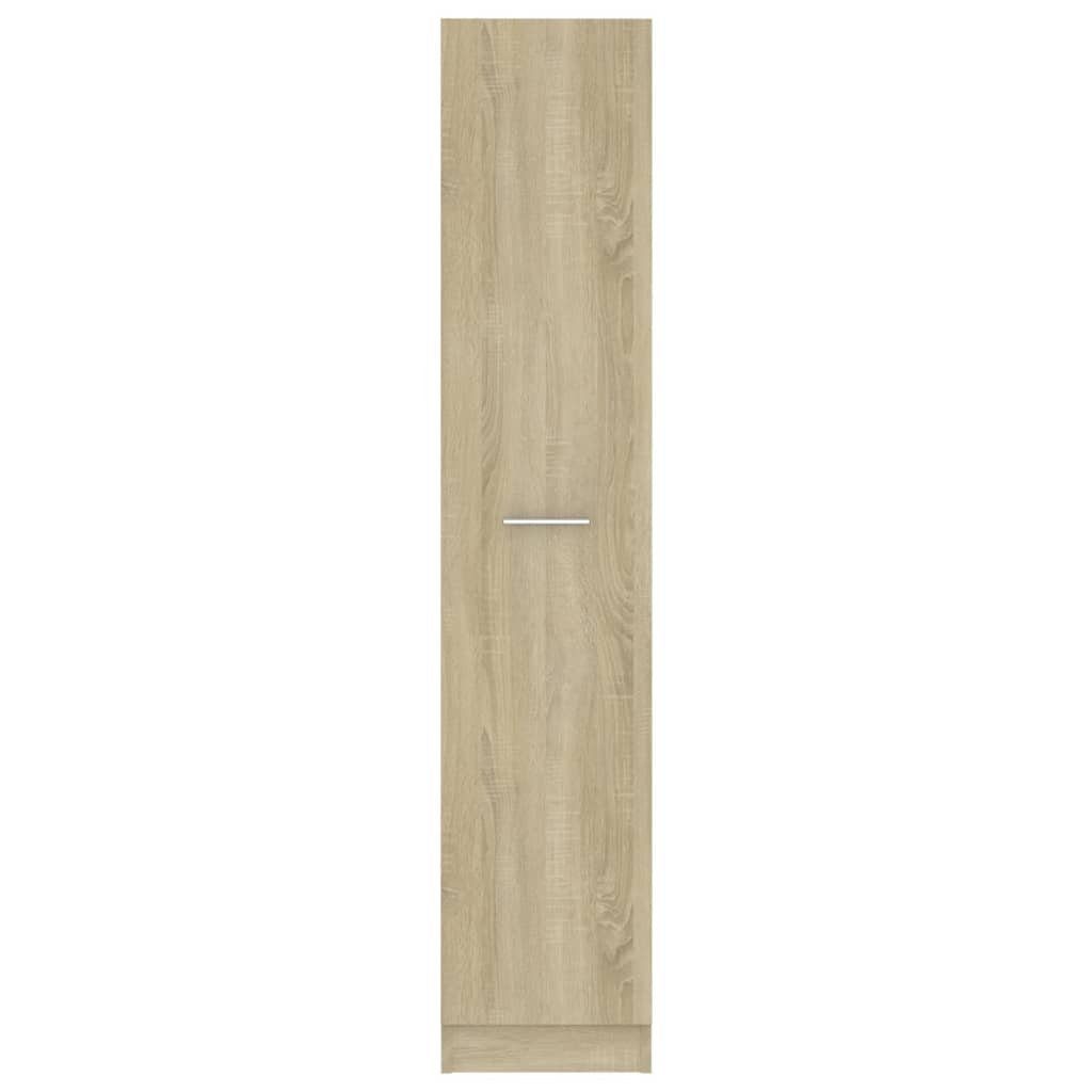 Fächerschrank cm Sonoma Apothekerschrank Eiche Holzwerkstoff (1-St) vidaXL Sonoma-Eiche 30x42,5x150