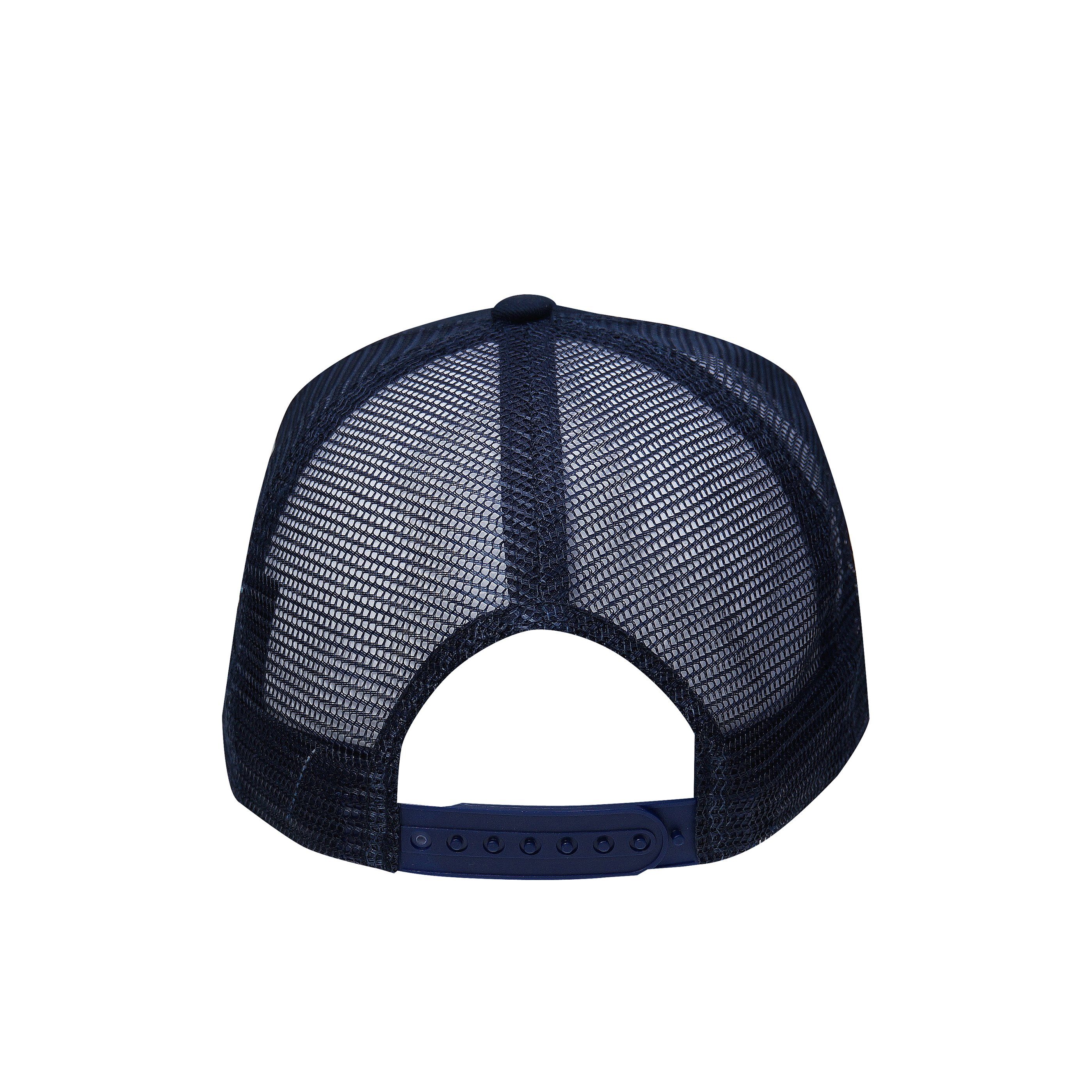 Chiccheria Brand Trucker Cap Blau LA in Squad Hollywood Designed