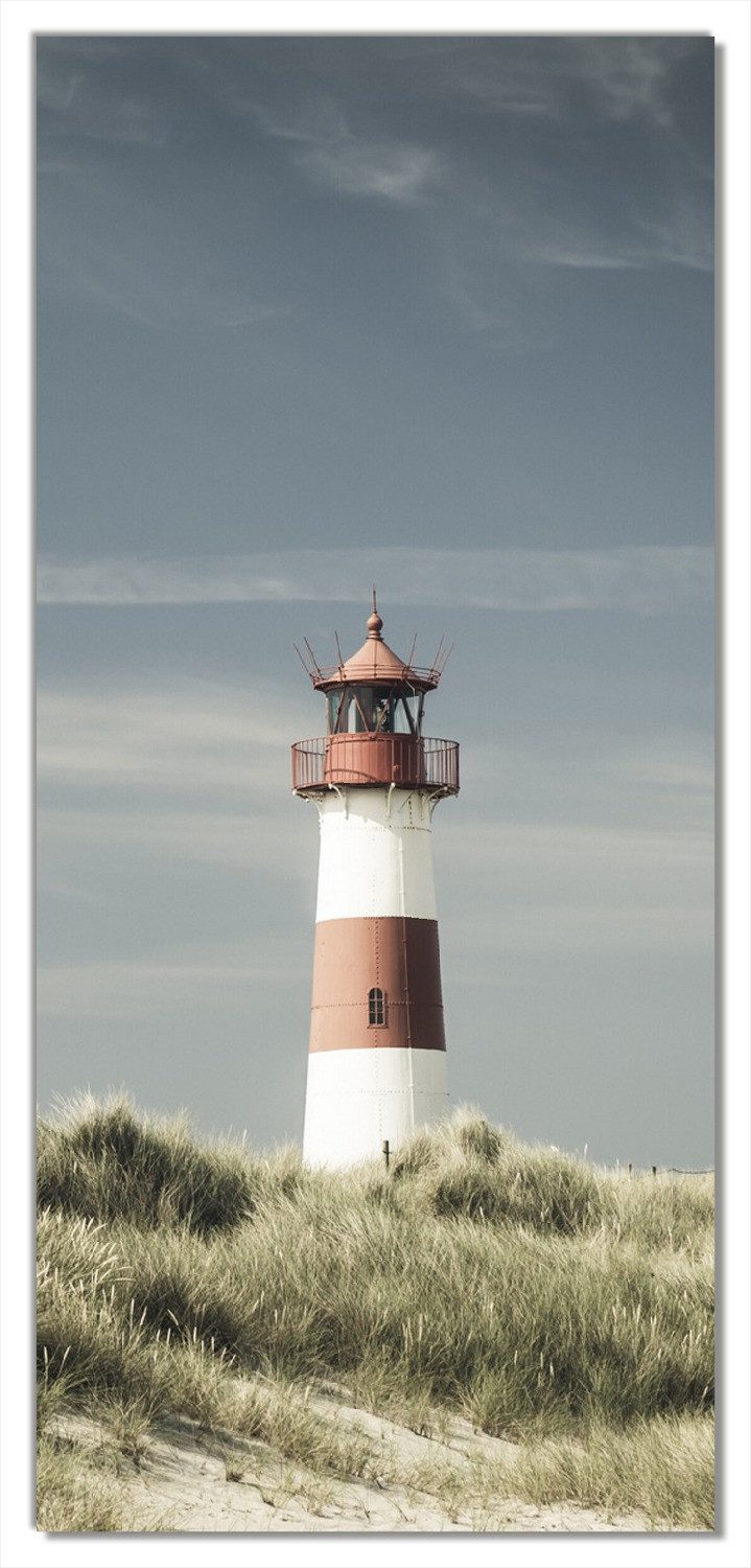 Wallario Türtapete Leuchtturm auf der Düne günstig online kaufen