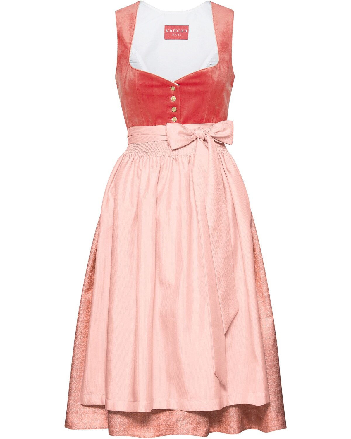 Krüger Madl Dirndl Midi-Samtdirndl Berina