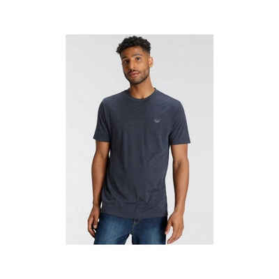 Polar T-Shirt blau regular fit (1-tlg)