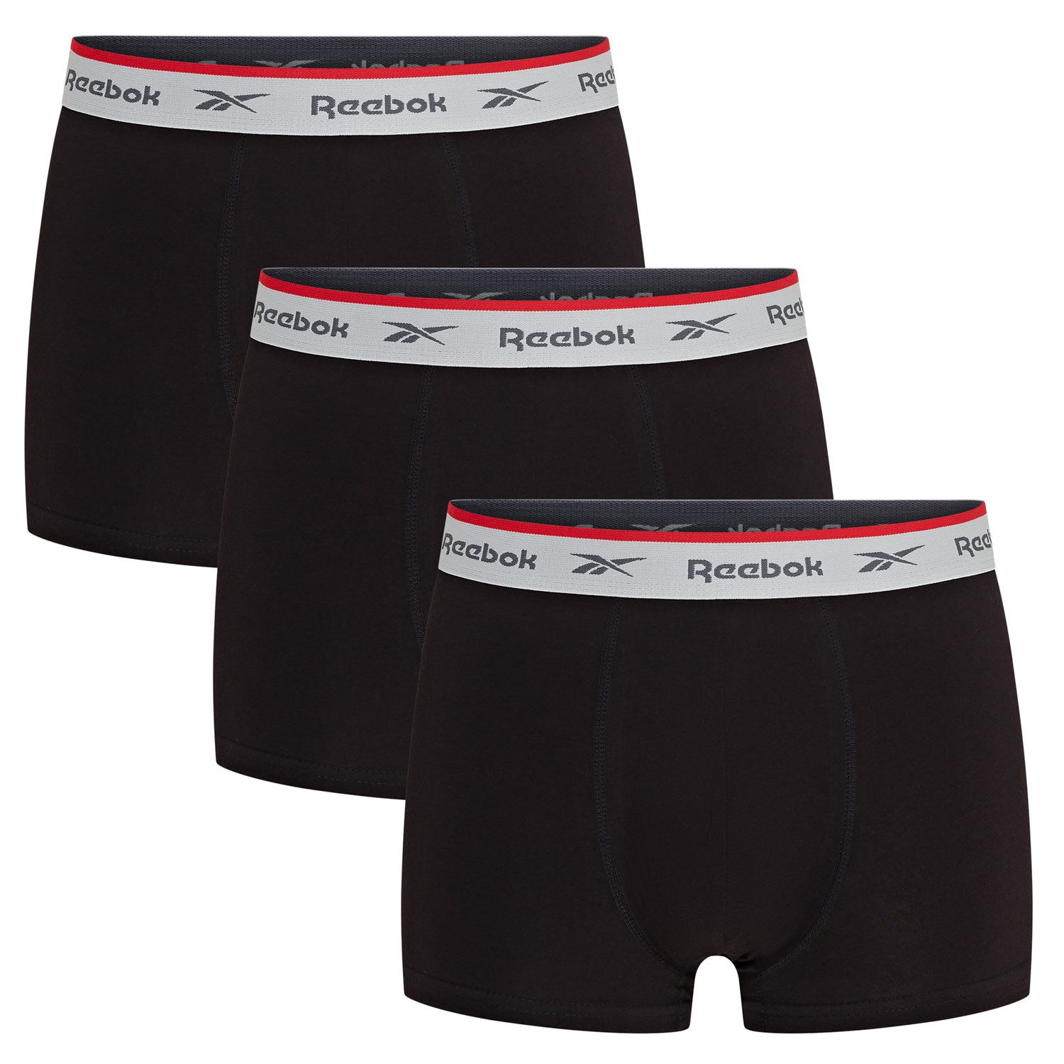 Reebok Trunk OVETT basic, bequem, atmungsaktiv, mit Logo, breiter Bund, Baumwollmix