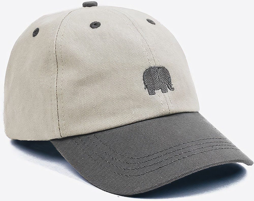 Trendsplant Snapback Cap Logo Dad Cap Marengo Grey