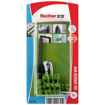 fischer Dübel-Set Fischer GK Green WH K NV Gipskartondübel 22 mm 532730 1 Set
