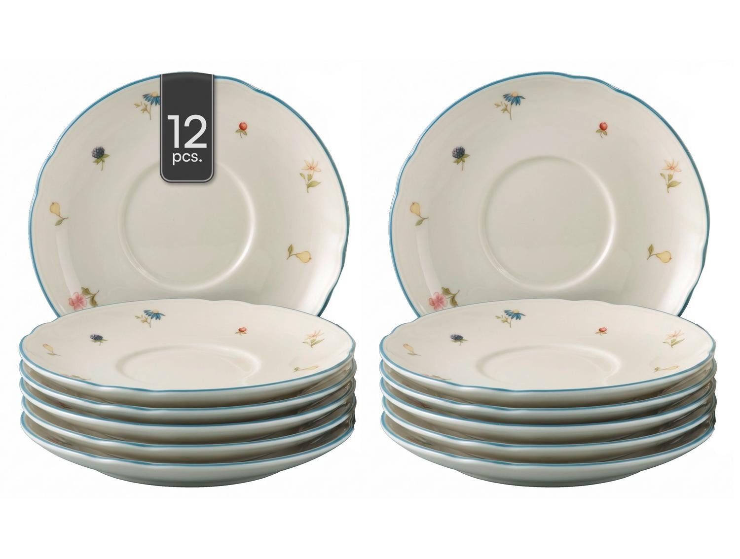 Seltmann Weiden Frühstücksteller MARIE LUISE, 12er Set, Elfenbein, Ø 20 cm