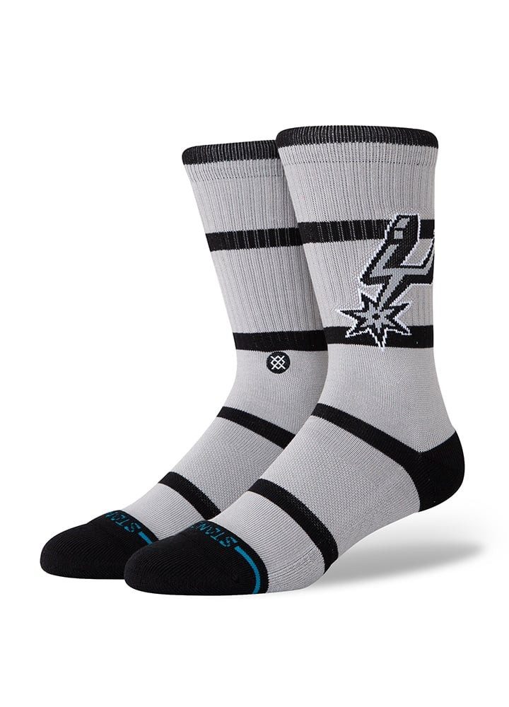 Stance Socken Tagessocke Crew NBA San Antonio Spurs grau - 1 Paar