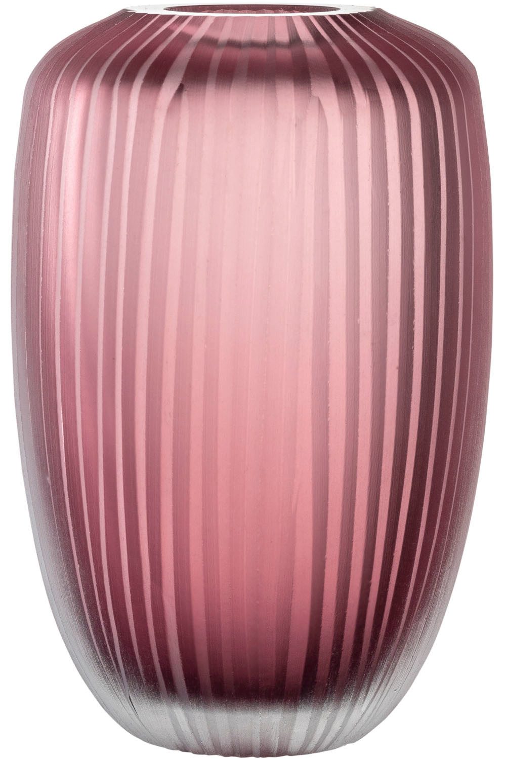 LEONARDO Tischvase Dekovase BELLAGIO, mit Rillenstruktur (1 St), aus Glas, günstig online kaufen