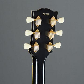 Gibson E-Gitarre, 1957 LP Custom Bigsby 3PU VOS Ebony #731159 - Custom E-Gitarre