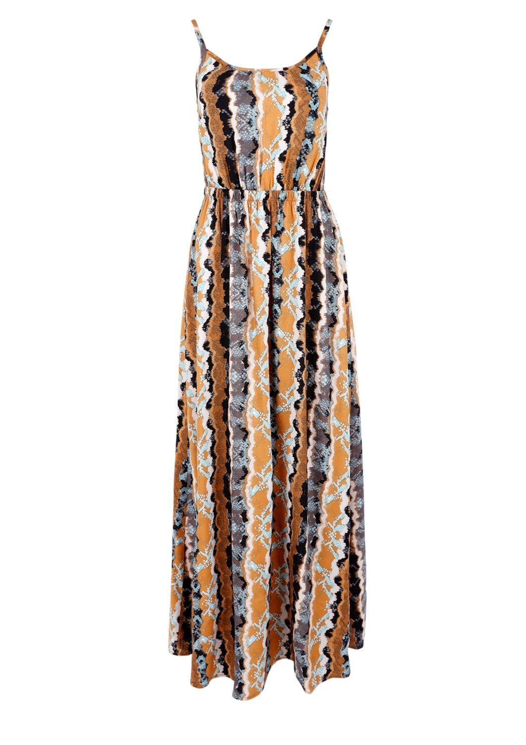 A-Linien-Kleid Kleid lang