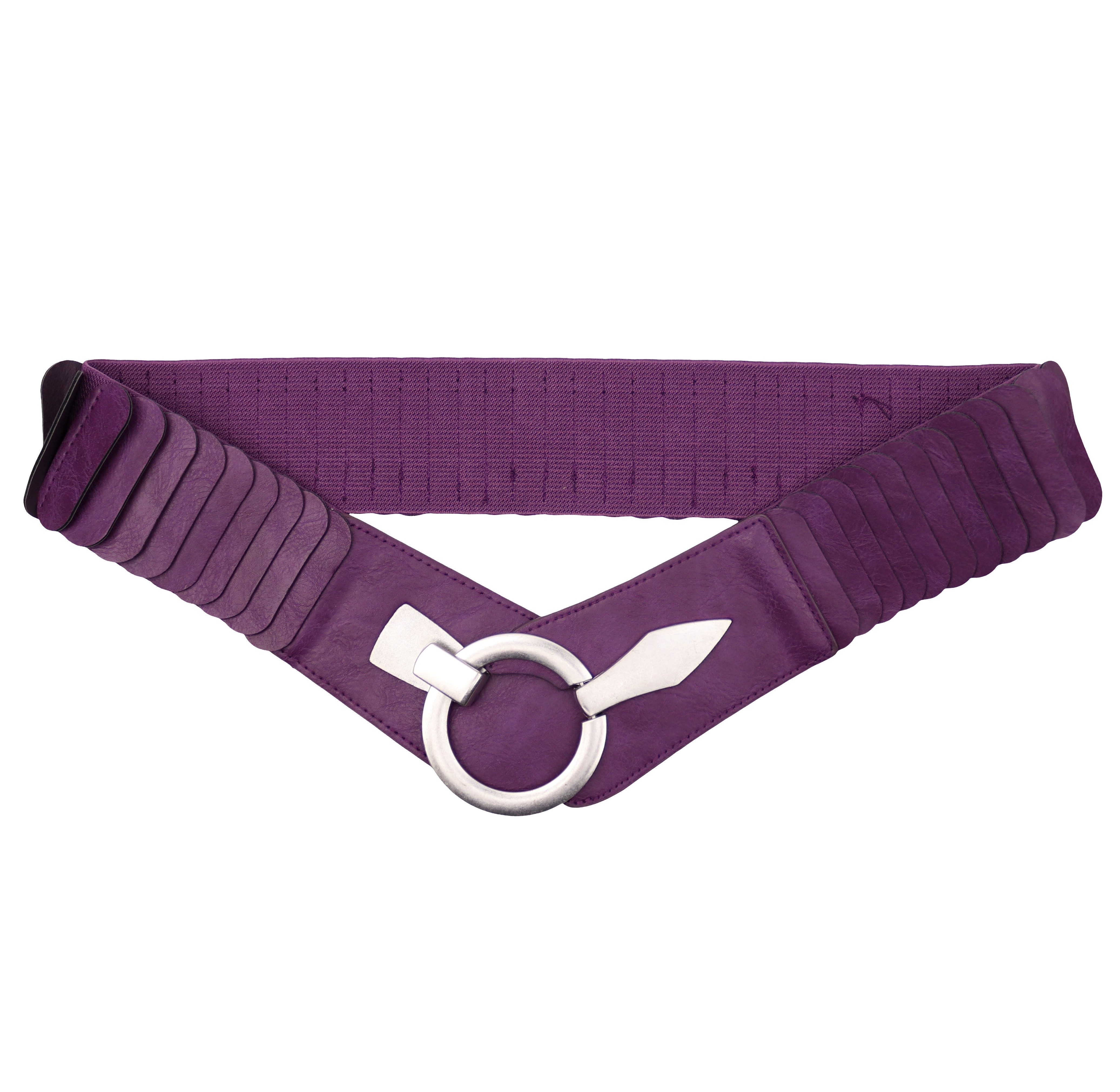 MIRROSI Taillengürtel Leo Unifarbe breit 6cm für Taillenumfang 85 bis 110cm, ONESIZE (Angenehmes Tragesgefühl, Leopard Muster, Unifarben) Breiter Stretch Gürtel