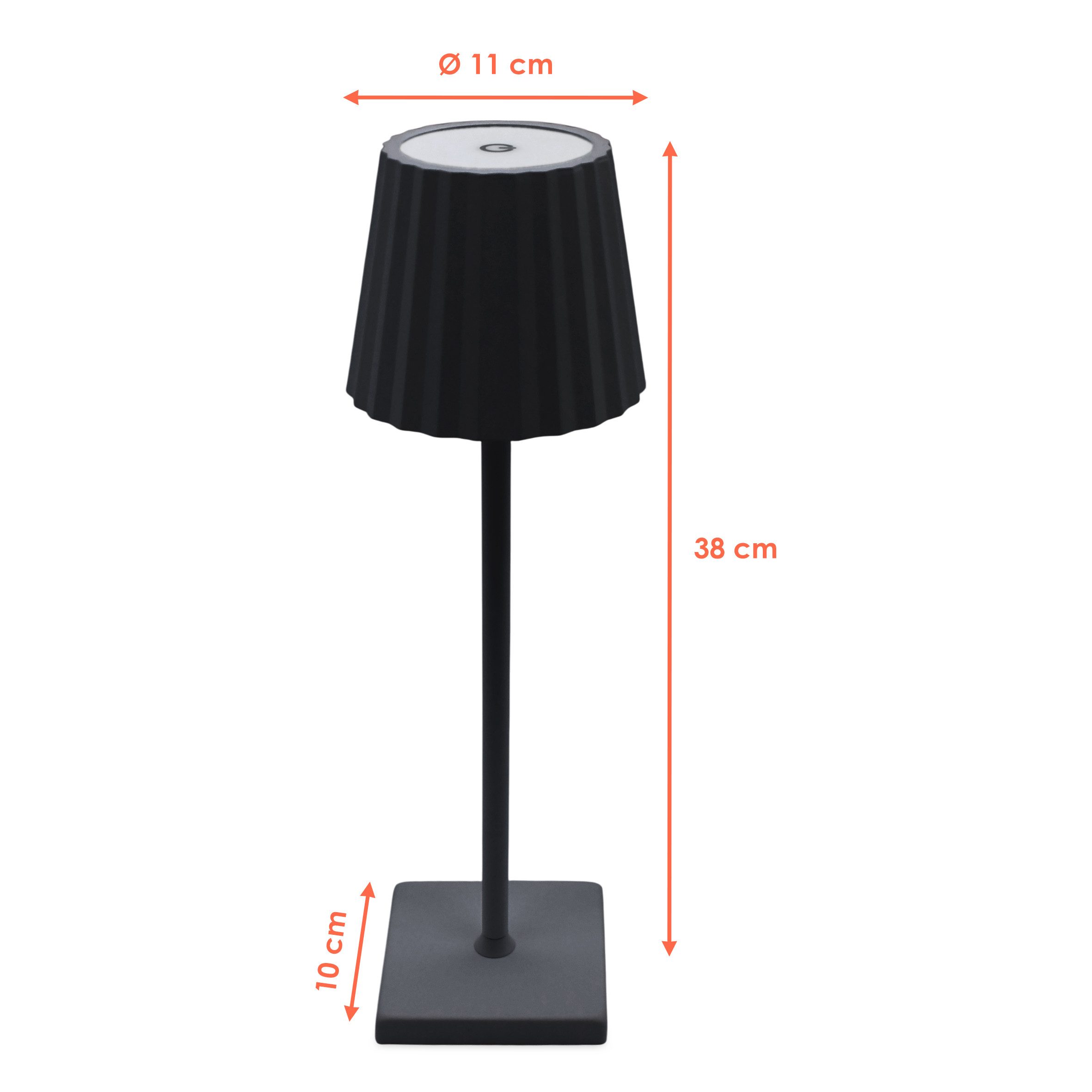 Spetebo LED Tischleuchte LED Akku Touch günstig online kaufen