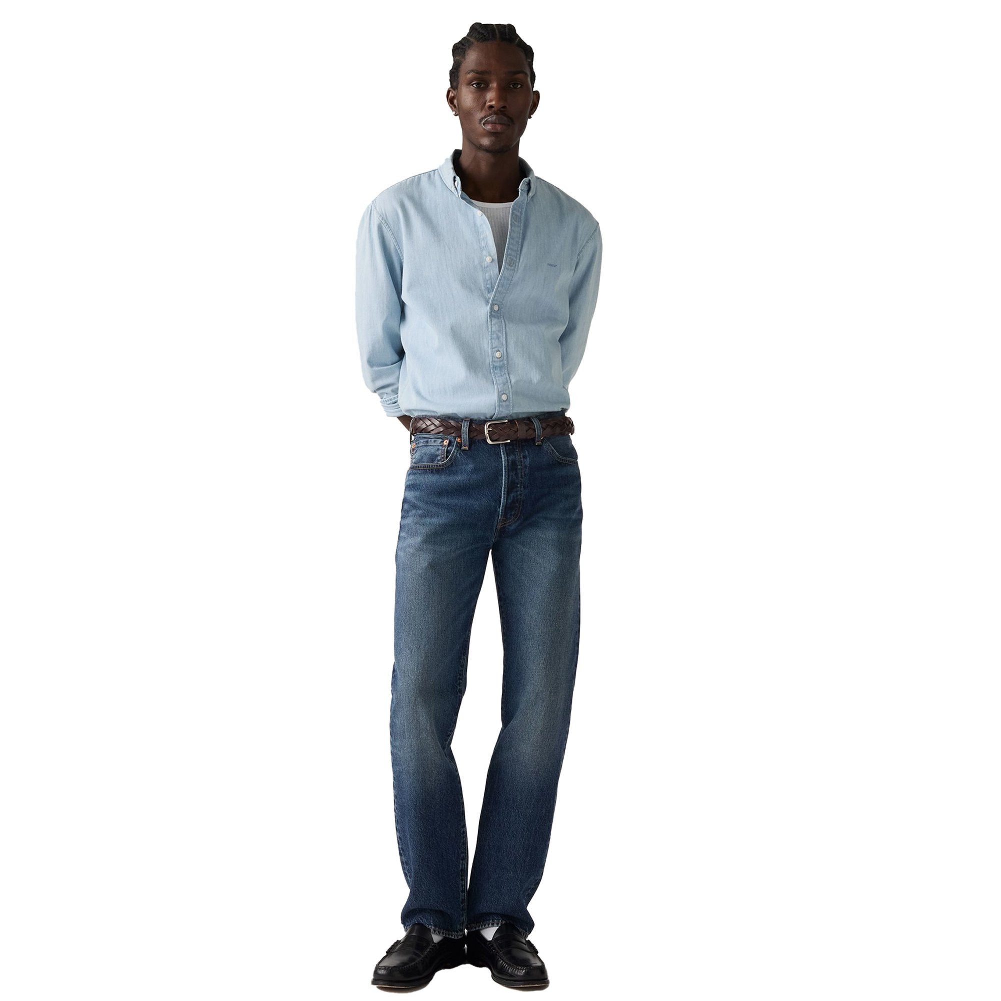 Levi's® Regular-fit-Jeans Herren Jeans 1er Pack Baumwolle 501 Original günstig online kaufen