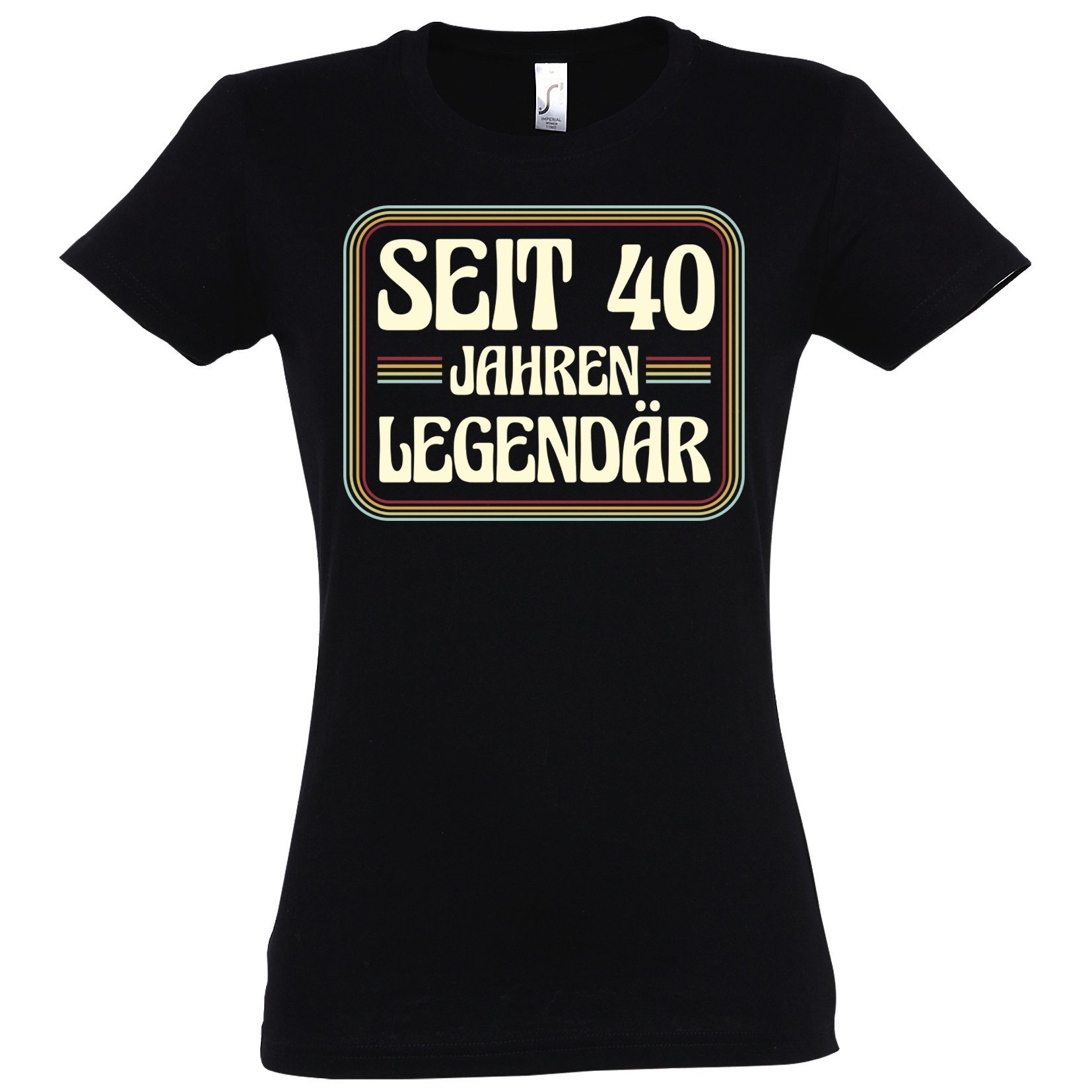 Youth Designz T-Shirt Seit 40 Jahren Legendär Damen Shirt Mit modischem Pri günstig online kaufen