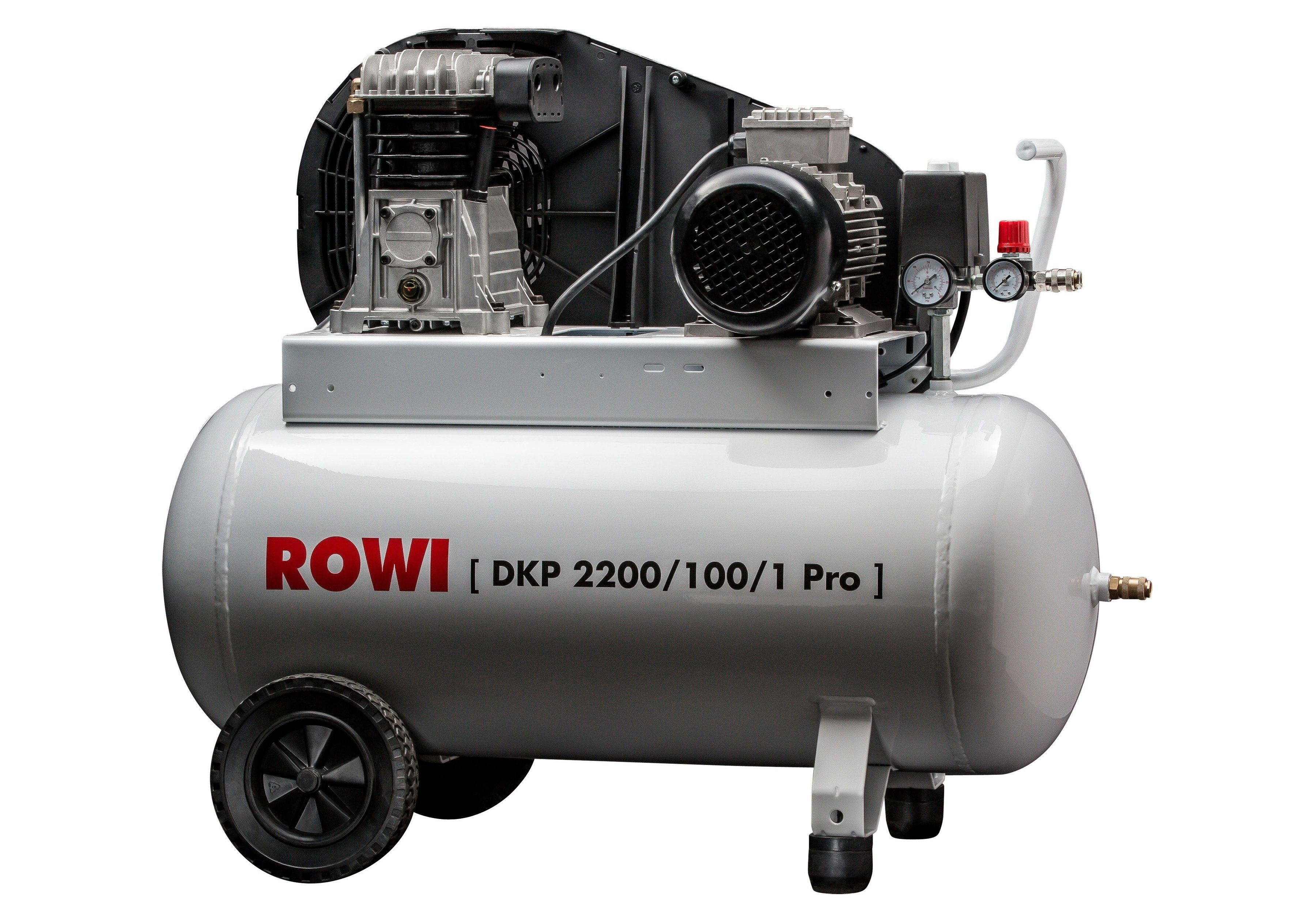 100 ROWI 2200 W, Kompressor Pro, bar, DKP 2200/100/1 10 max. l, Packung