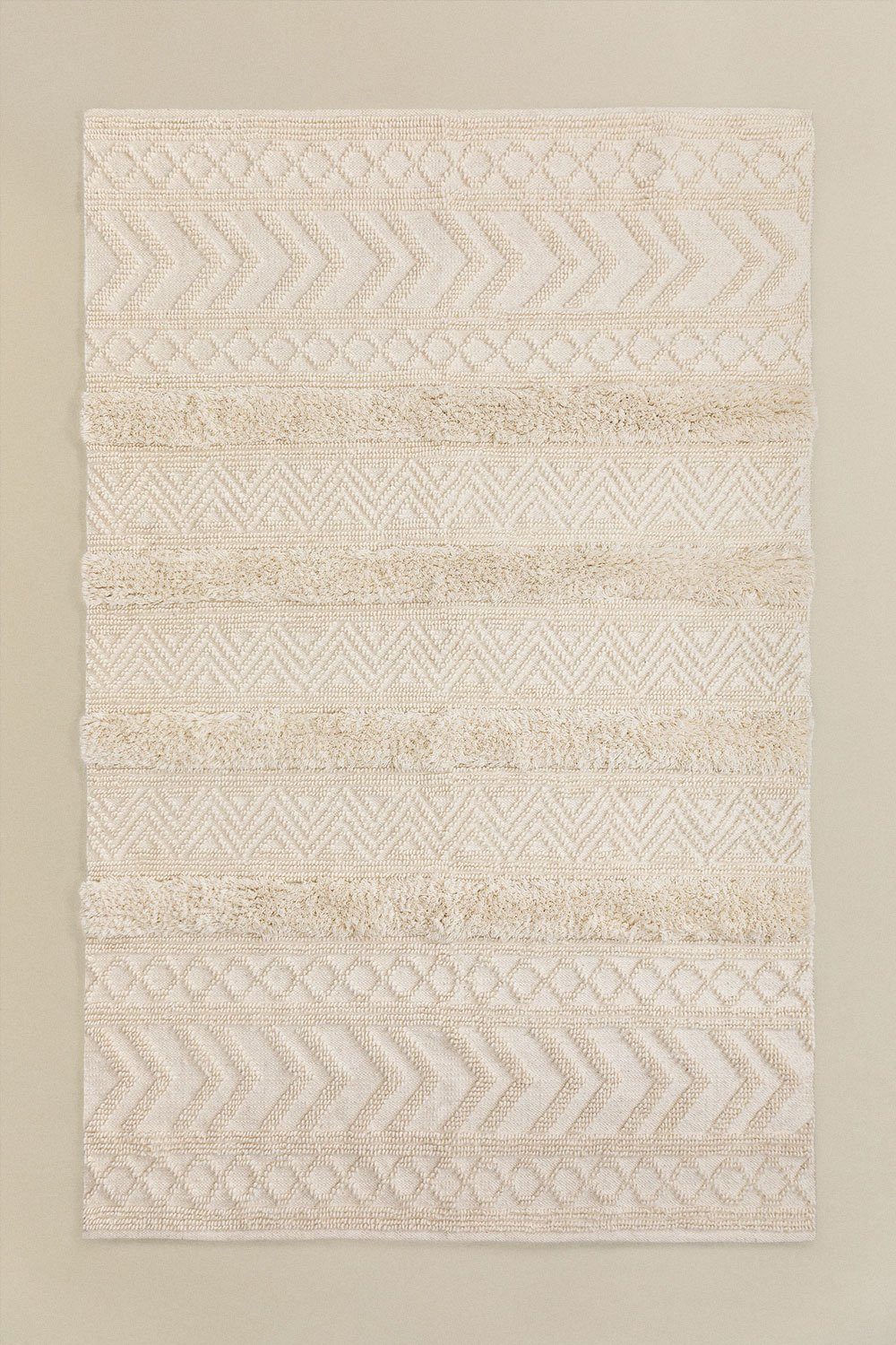 Designteppich Teppich aus Wolle und Baumwolle (255x165 cm) Lissi, Aesthetic Living