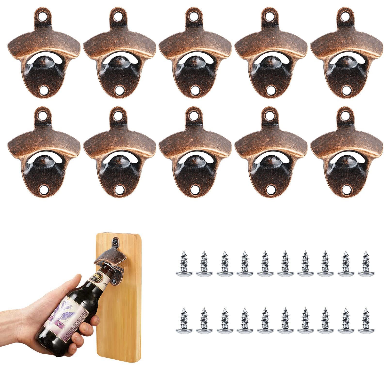 Youyijia Flaschenöffner Bieröffner Wandmontage Flaschenöffner (1-tlg) – Bild 4 von 5
