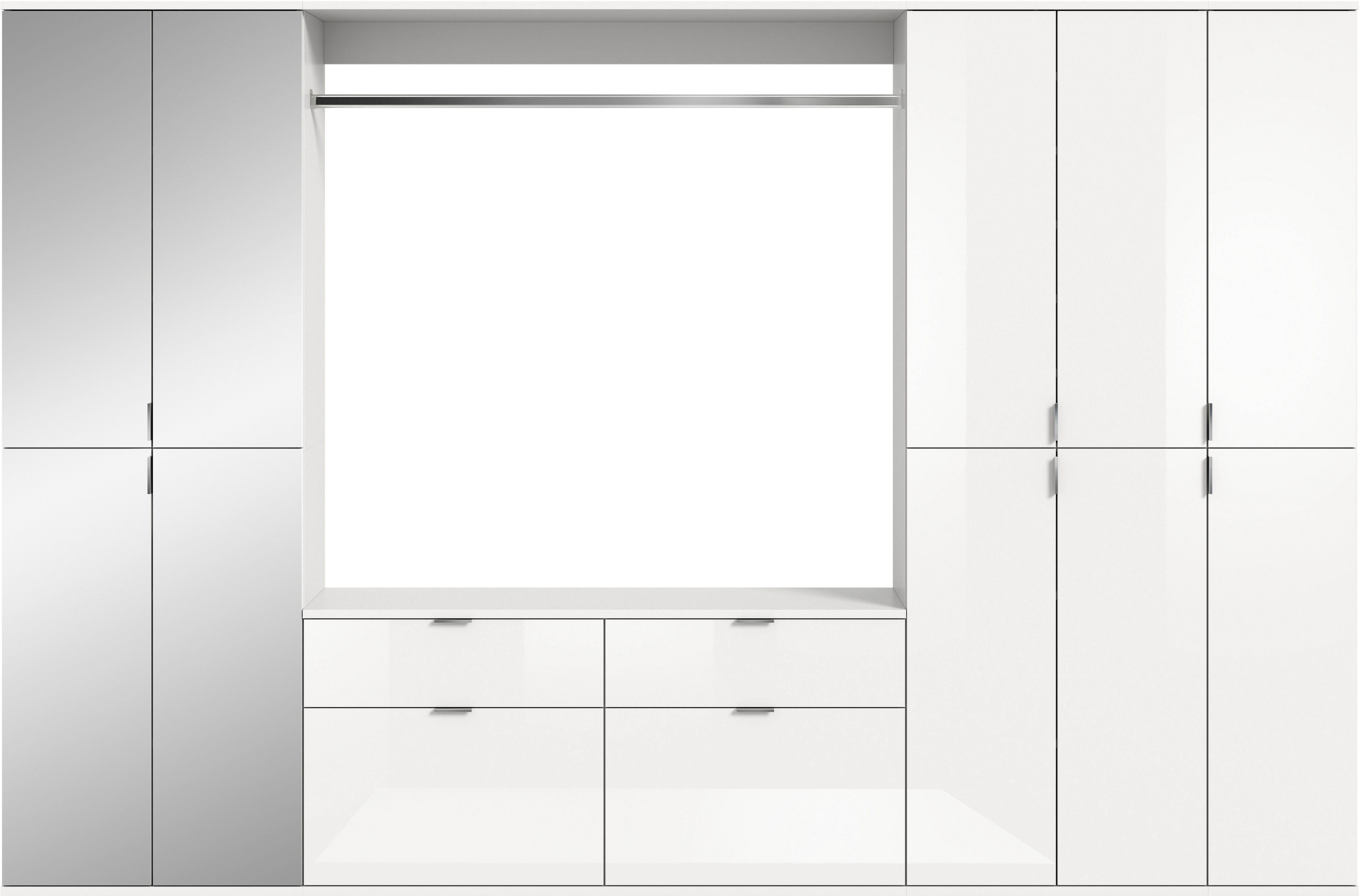Garderoben-Set Trondheim, Breite 273 cm, 6-teilig, bestehend aus: