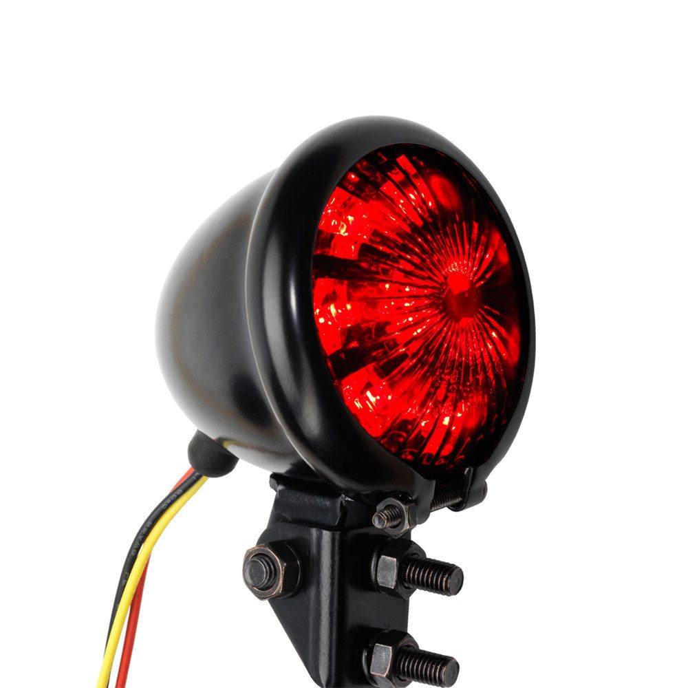 Blinker Motorrad LED Rücklicht + Bremslicht und Dauerlicht # TX43 E-Prüfzeiche
