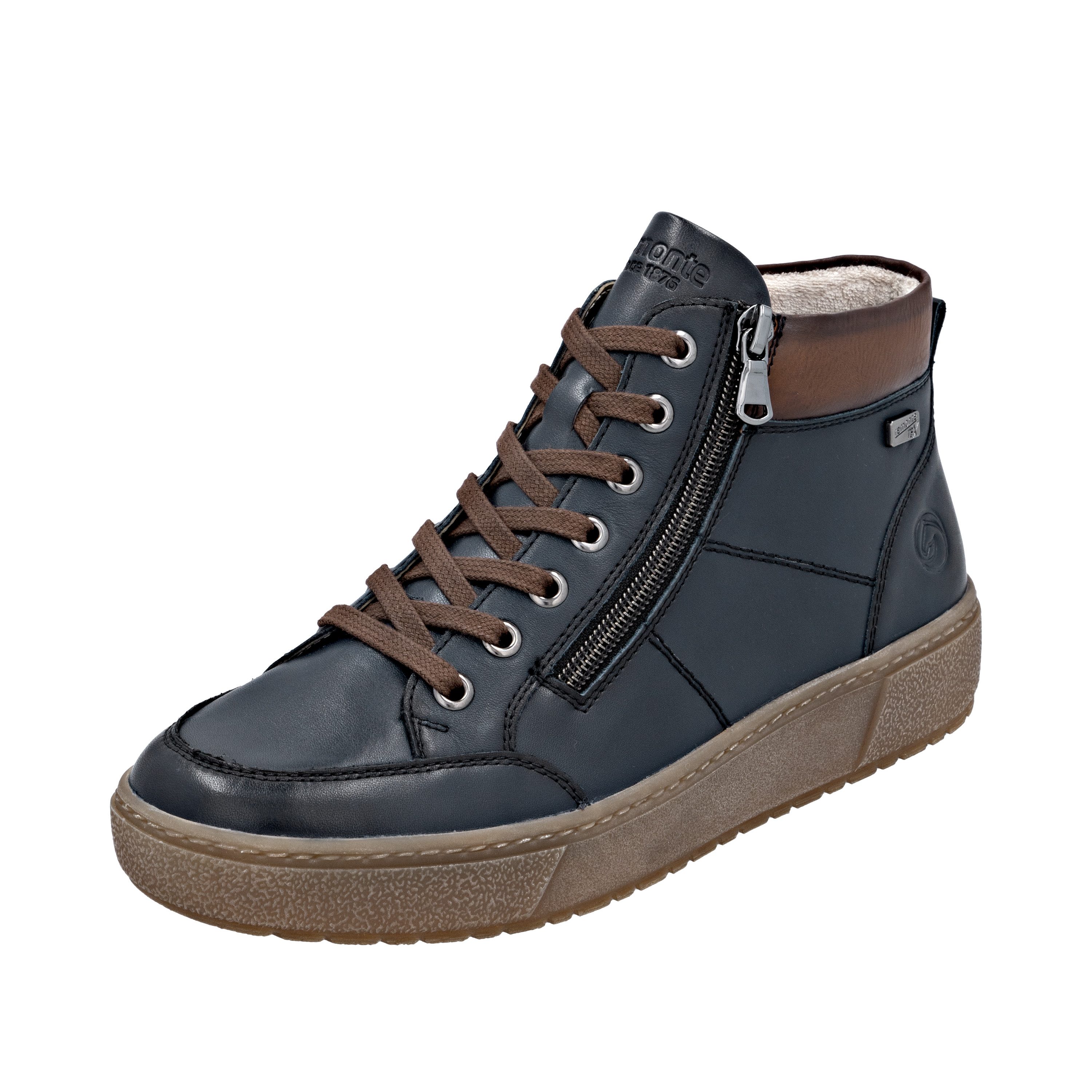 Remonte Plateausneaker Winterstiefelette, Casual Boots mit wasserabweisender TEX-Membran