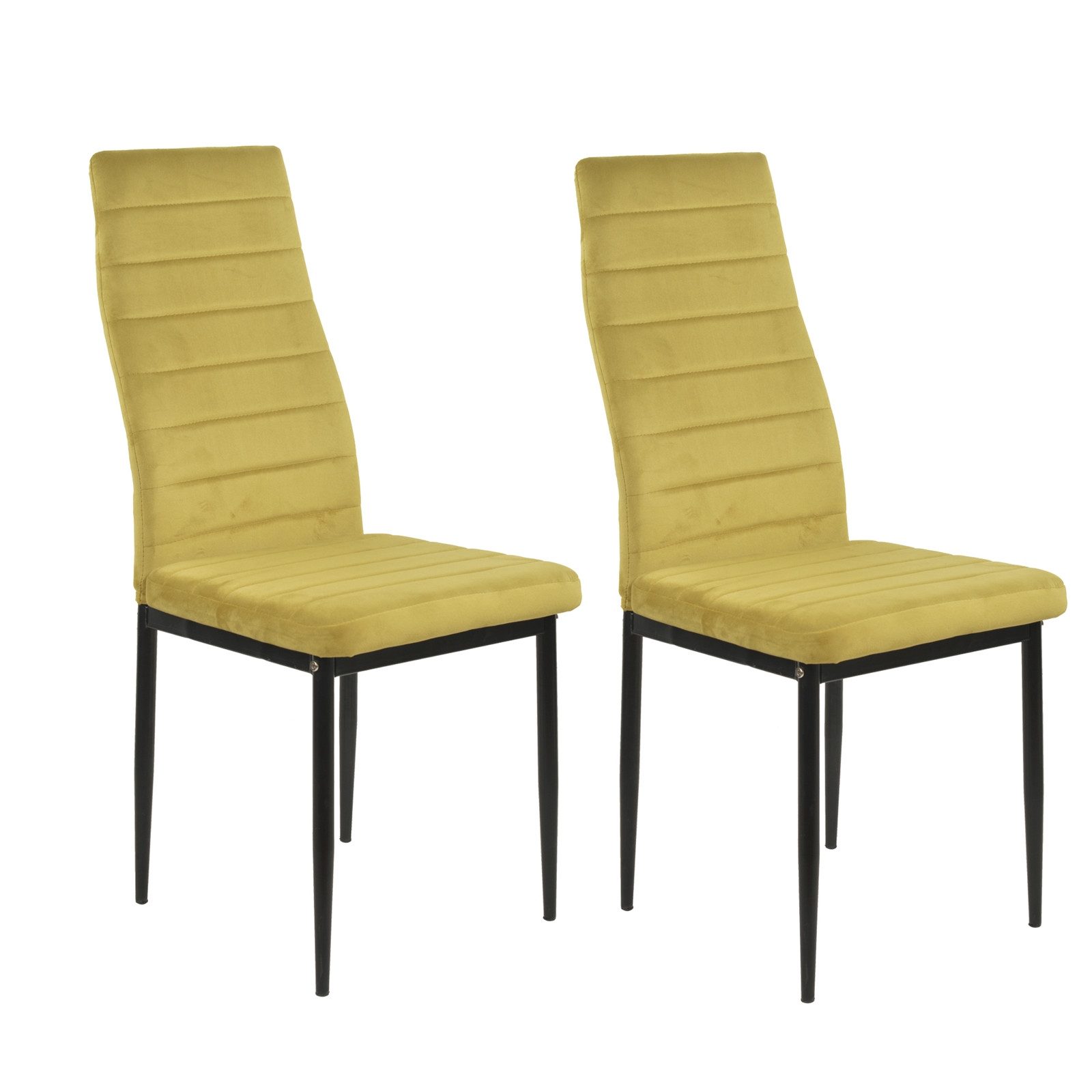 HTI-Living Esszimmerstuhl Stuhl Memphis Velvet 2er-Set (Set, 2 St), Esszimmerstuhl Samtbezug Metallgestell Vierfuß