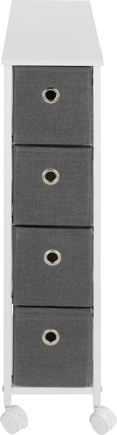 Maximex Ablageelement Nischenwagen, mit 4 Schubladen