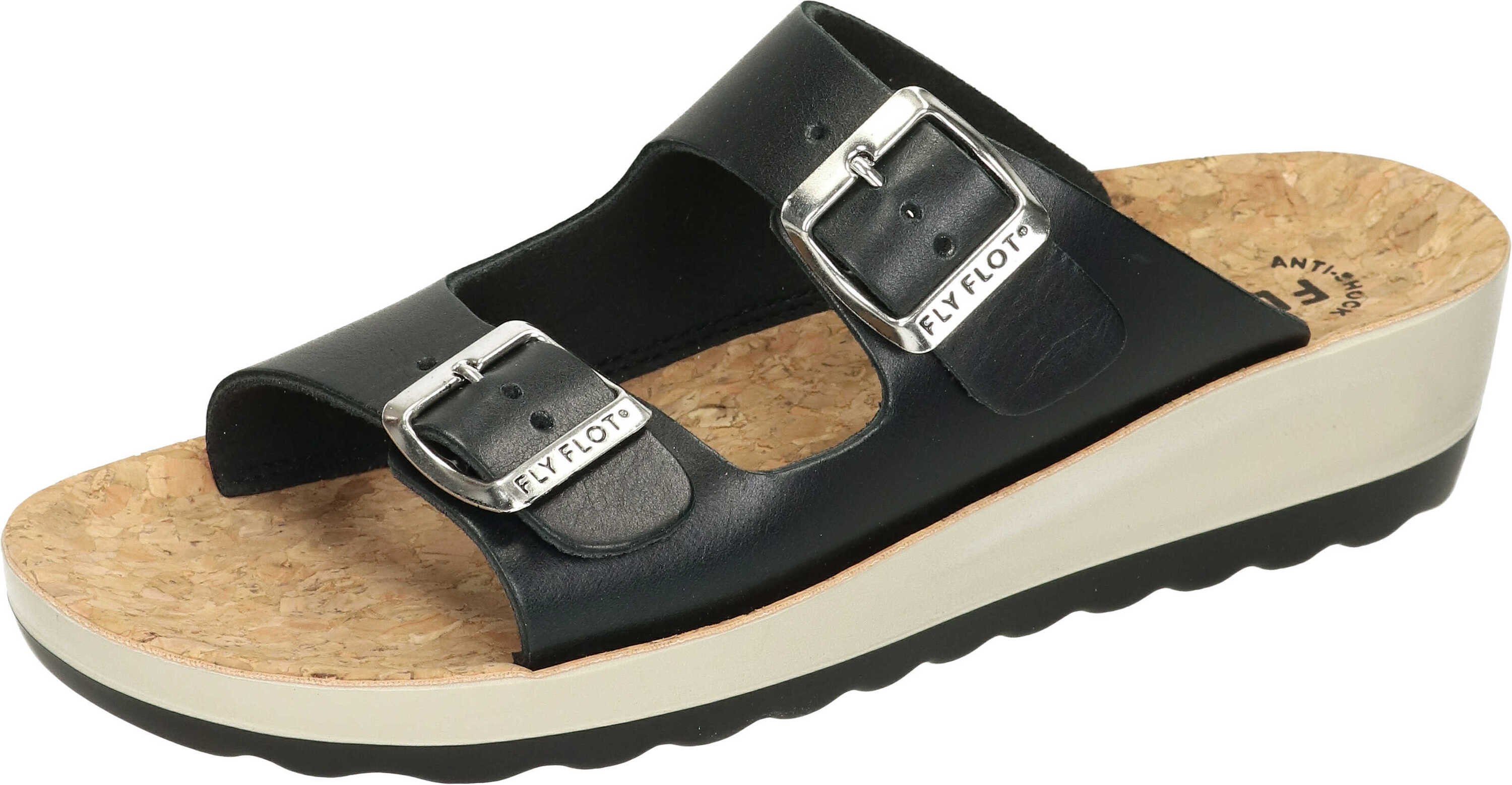 Fly Flot Pantoletten Pantolette aus echtem Leder günstig online kaufen